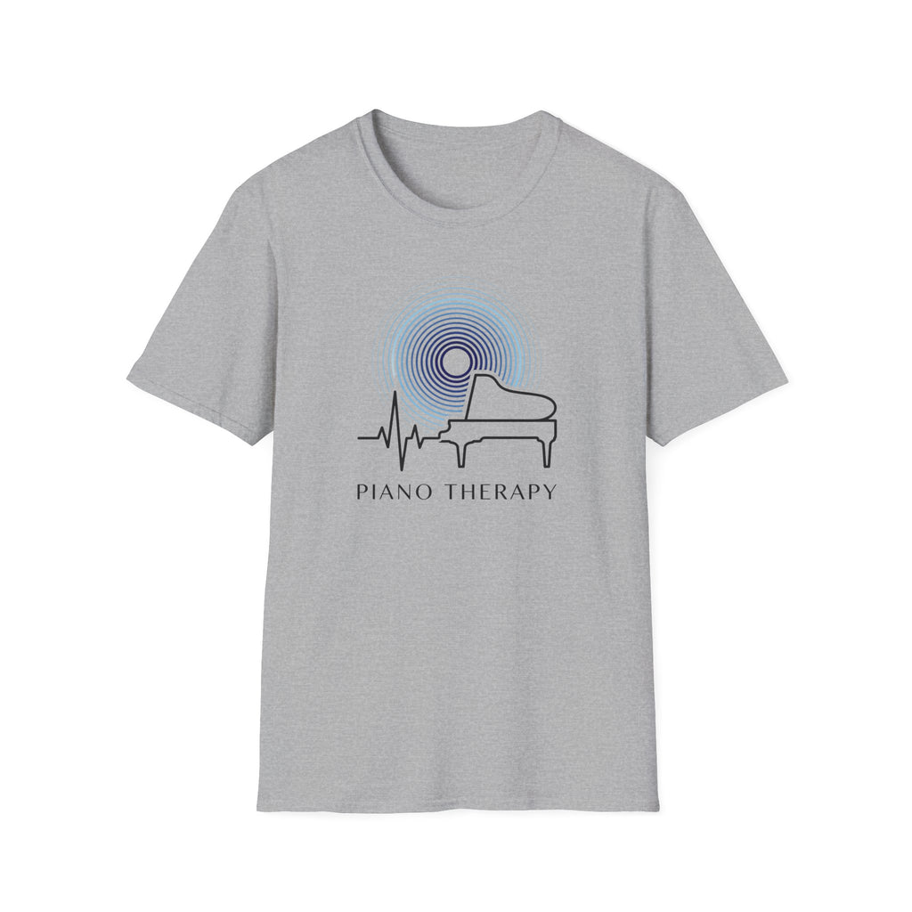 "Piano Therapy Heartbeat" T-Shirt