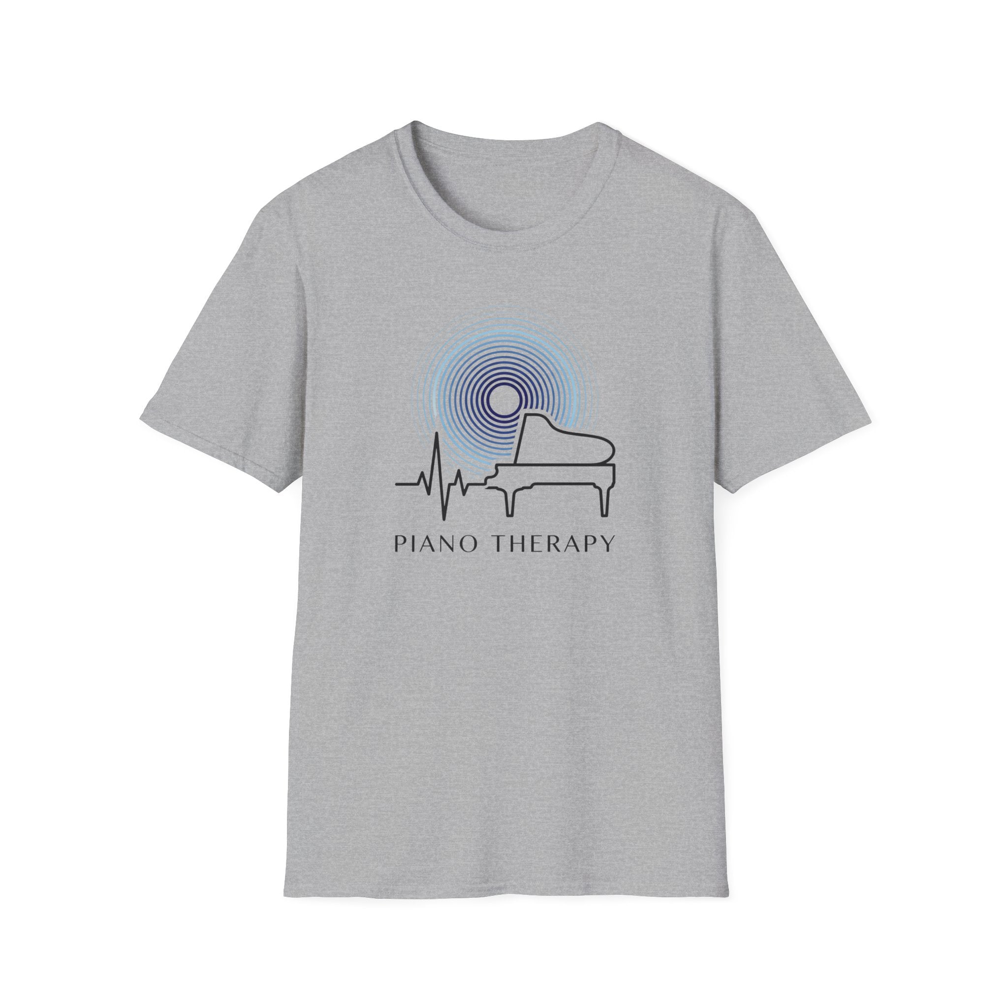 "Piano Therapy Heartbeat" T-Shirt