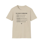 "5 Stages of Learning Piano" T-Shirt