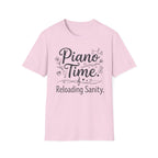 "Piano Time. Reloading Sanity" T-Shirt