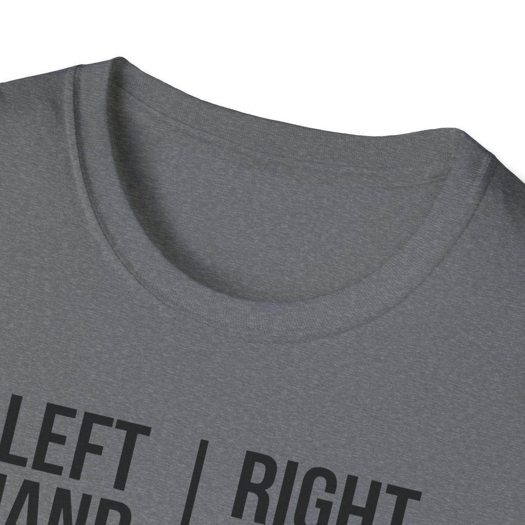 "Left Hand: Right Hand: A Tale of Two Disasters" T-Shirt