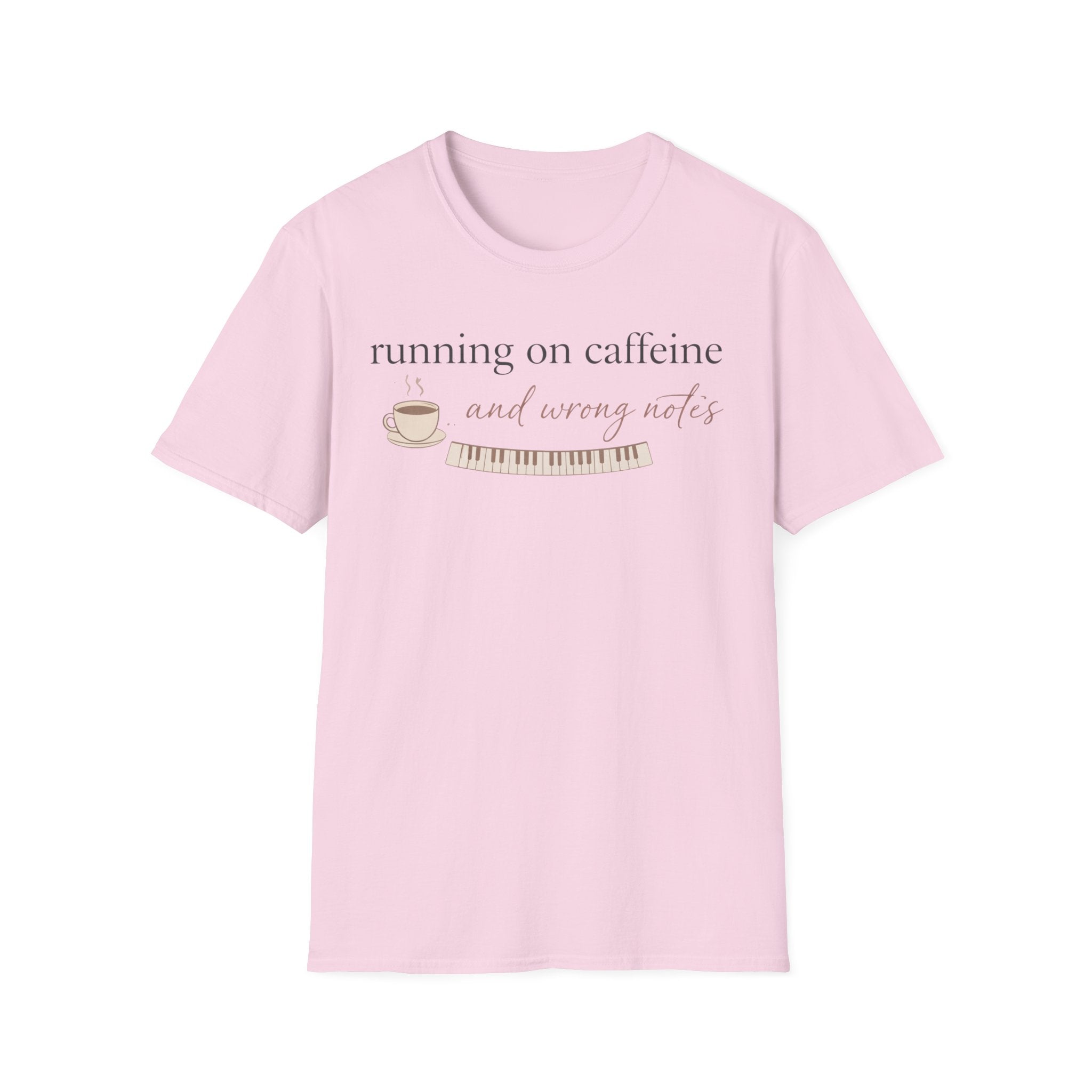 "Caffeine and Wrong Notes" T-Shirt