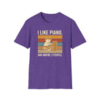 "I Like Piano-Maybe 3 People" T-Shirt