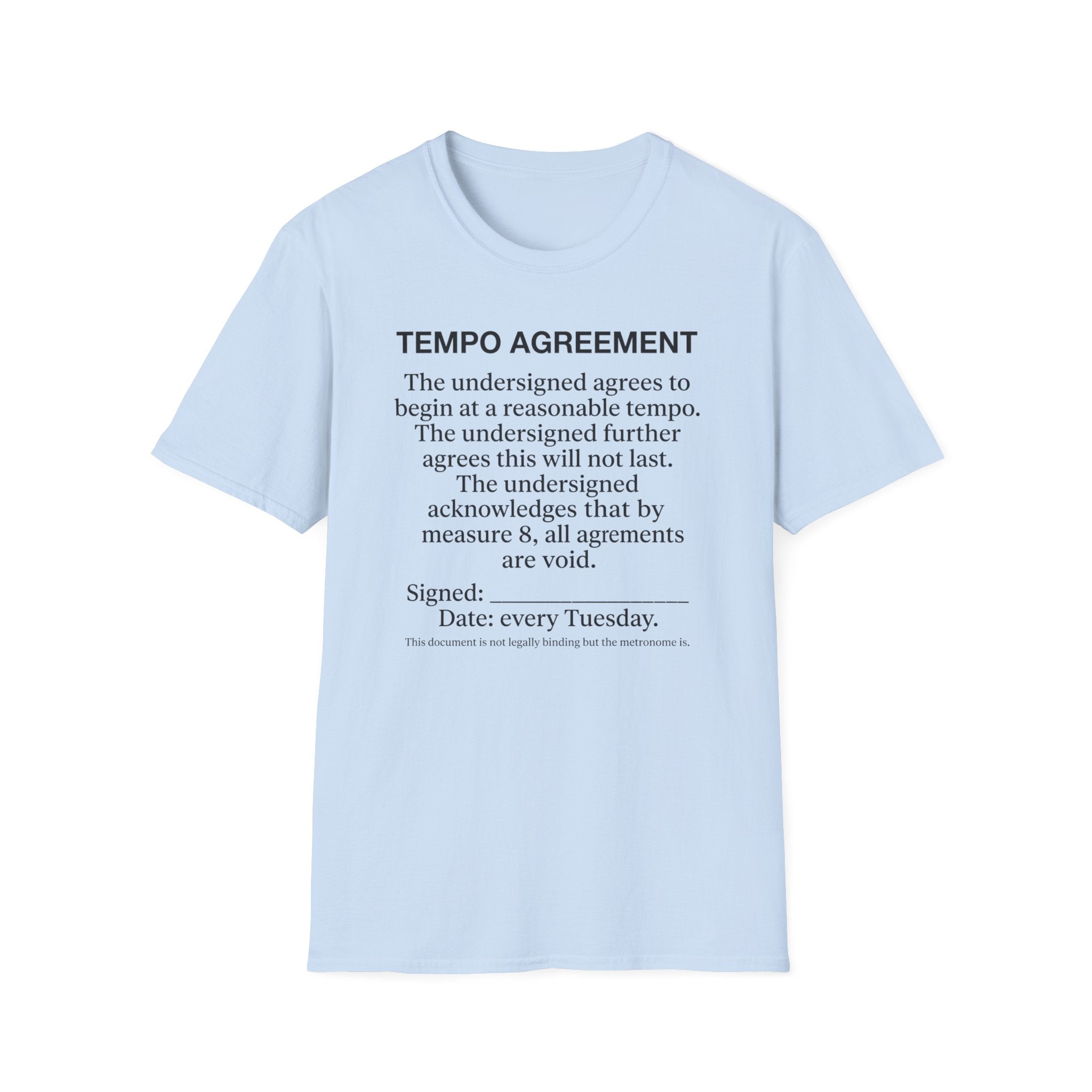 "Tempo Agreement" T-Shirt