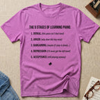 "5 Stages of Learning Piano" T-Shirt
