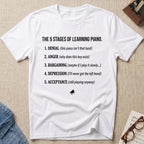 "5 Stages of Learning Piano" T-Shirt
