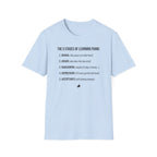 "5 Stages of Learning Piano" T-Shirt