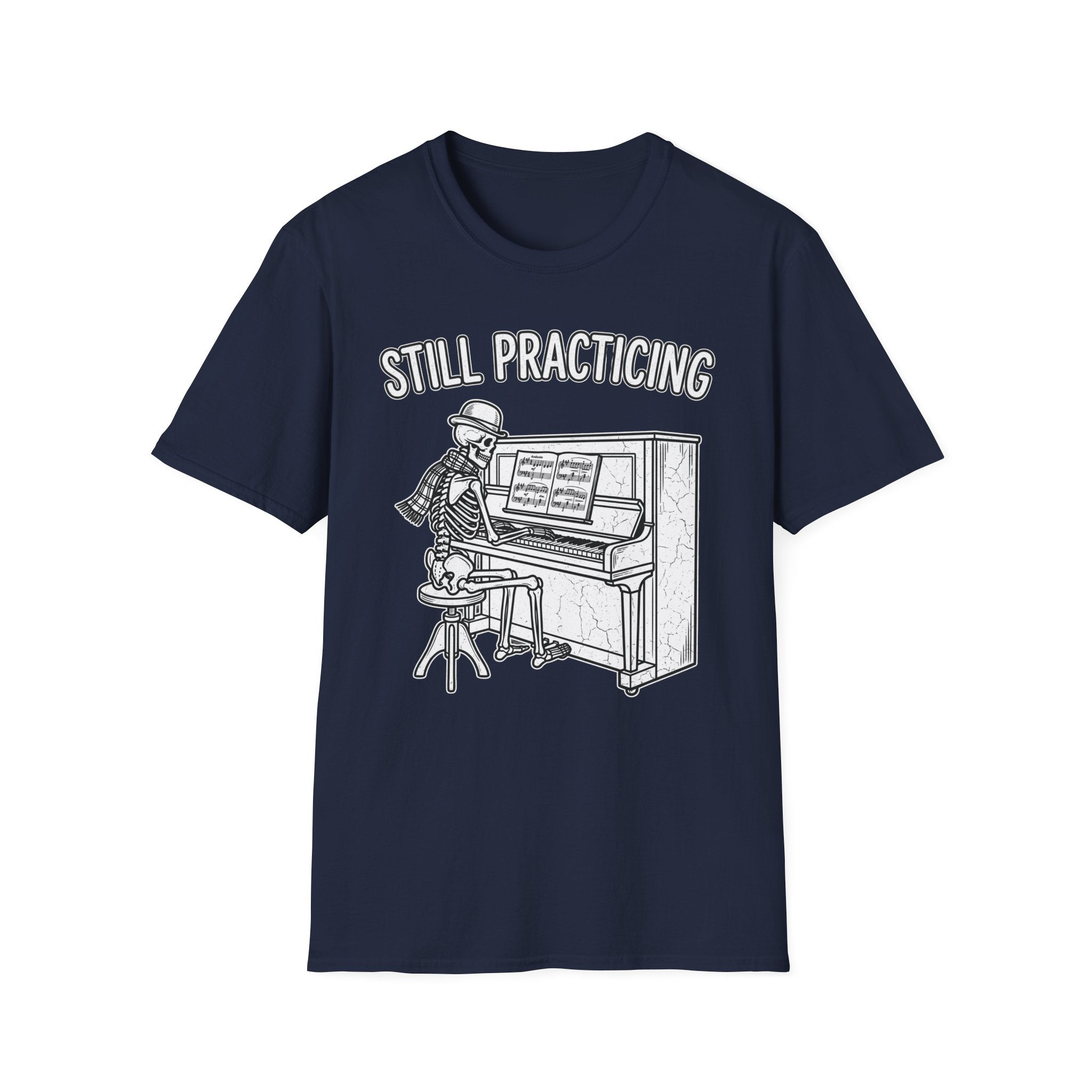 "Stylish Skeleton - Still Practicing" T-Shirt