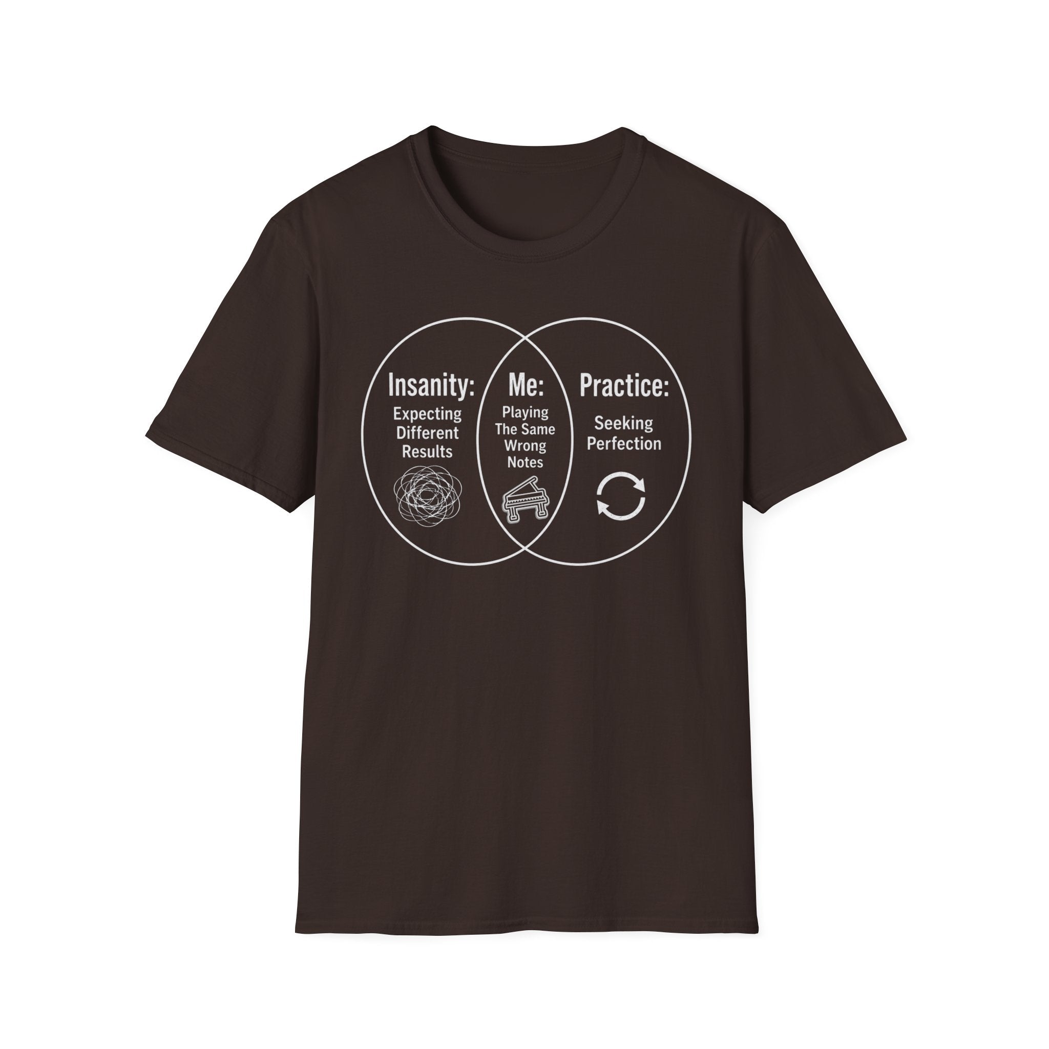 "Insanity, Me, and Practice" T-Shirt