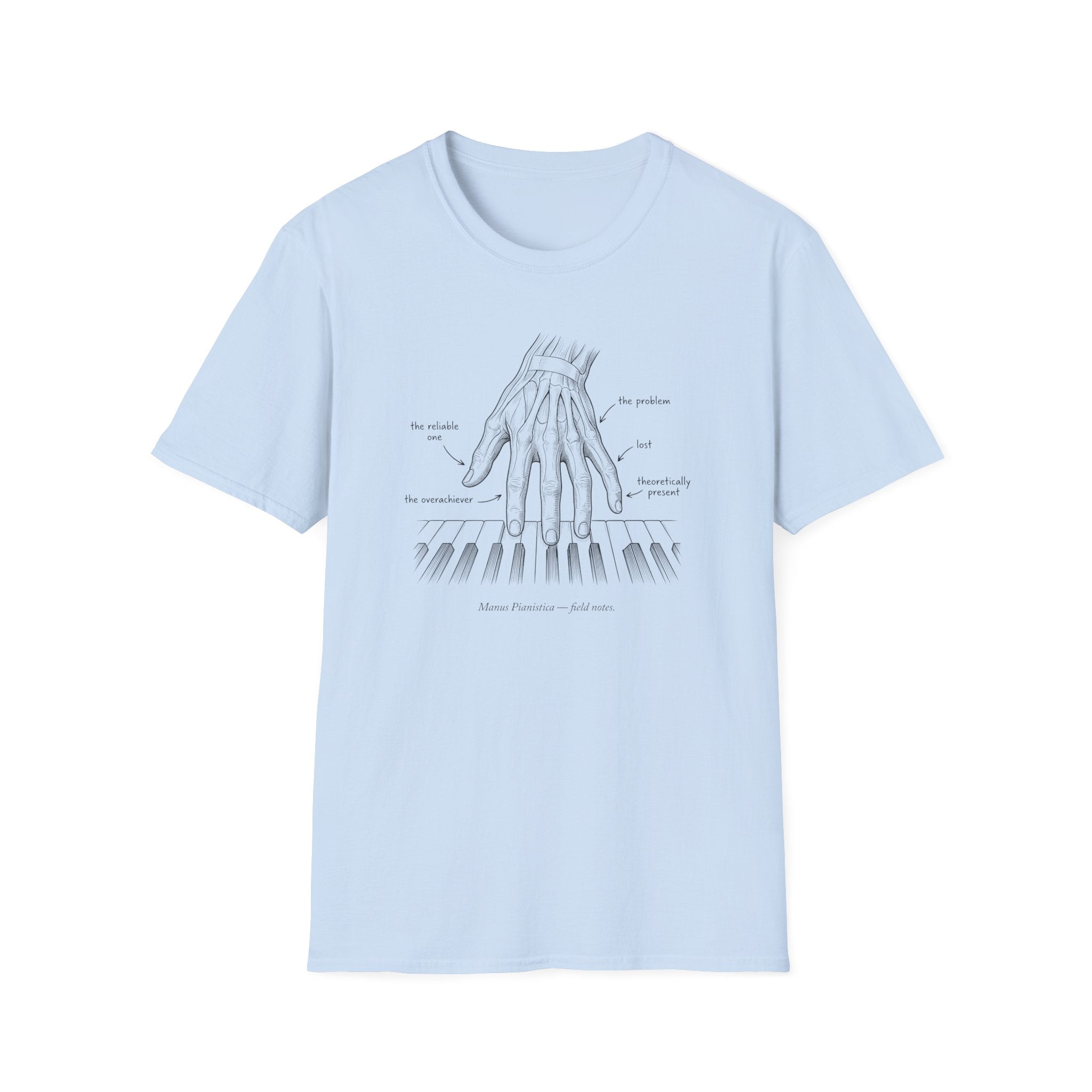 Manus Pianistica" T-Shirt