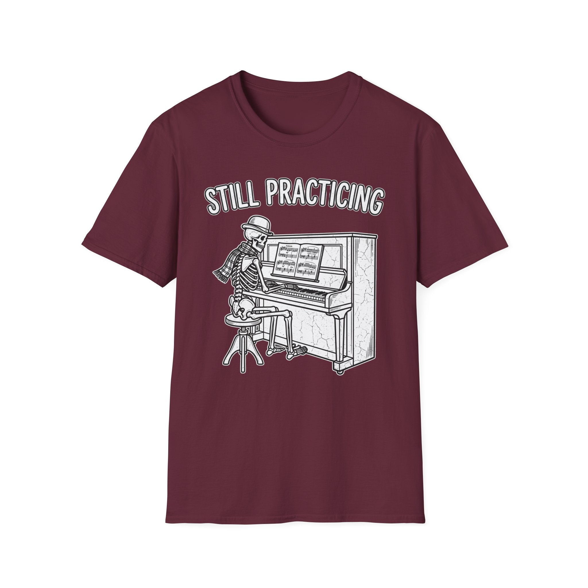 "Stylish Skeleton - Still Practicing" T-Shirt