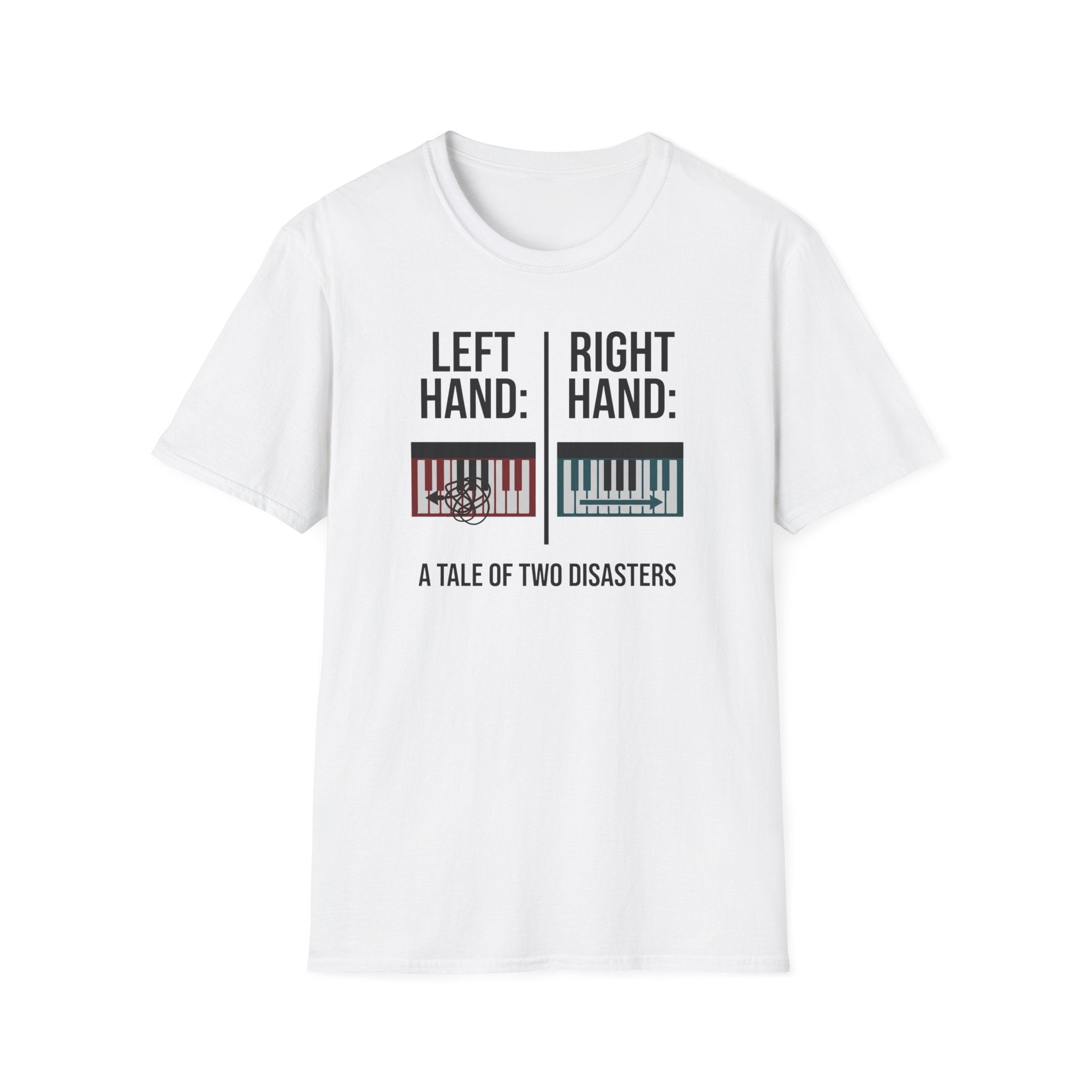 "Left Hand: Right Hand: A Tale of Two Disasters" T-Shirt