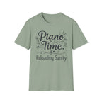 "Piano Time. Reloading Sanity" T-Shirt