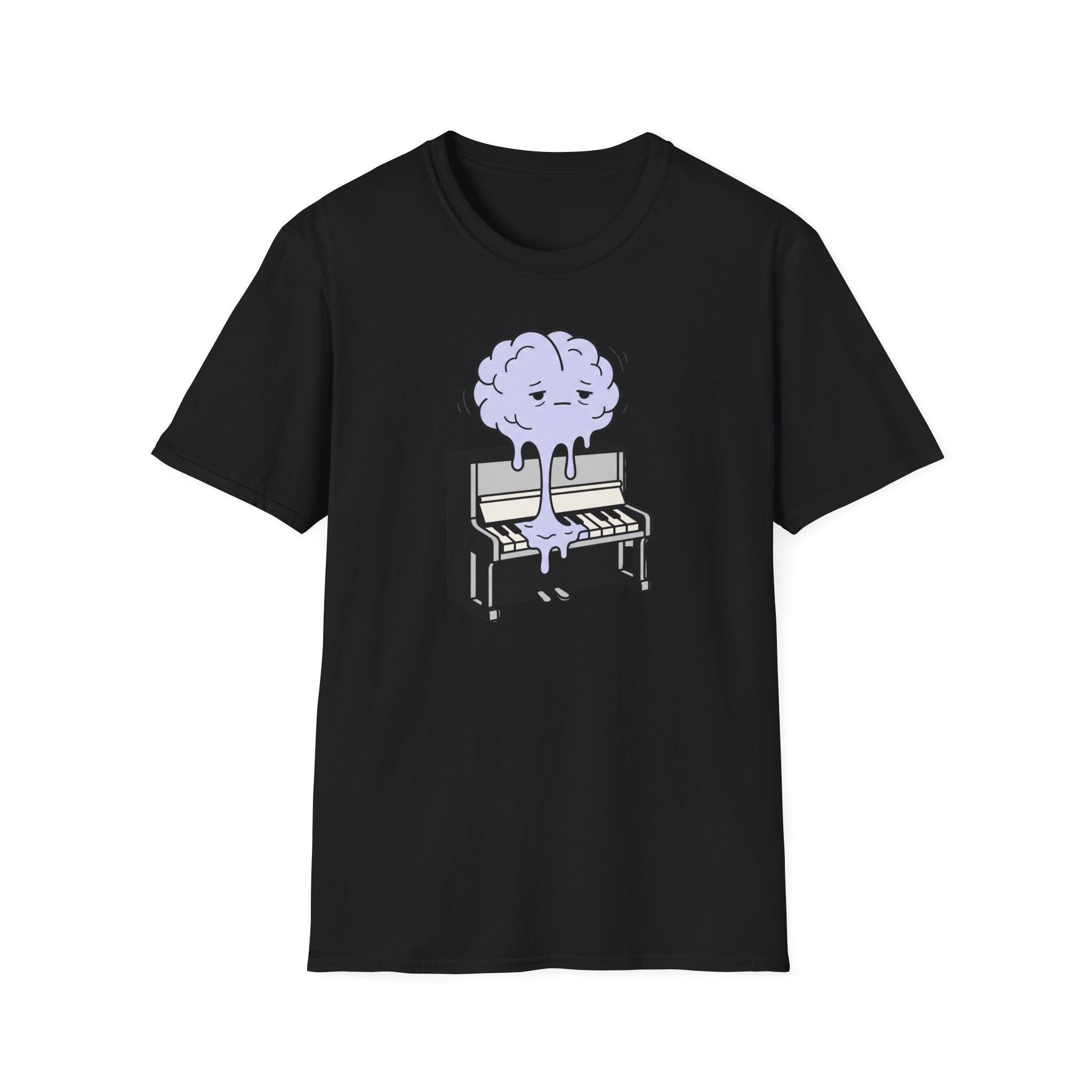 "Tired Melting Brain Piano" T-Shirt