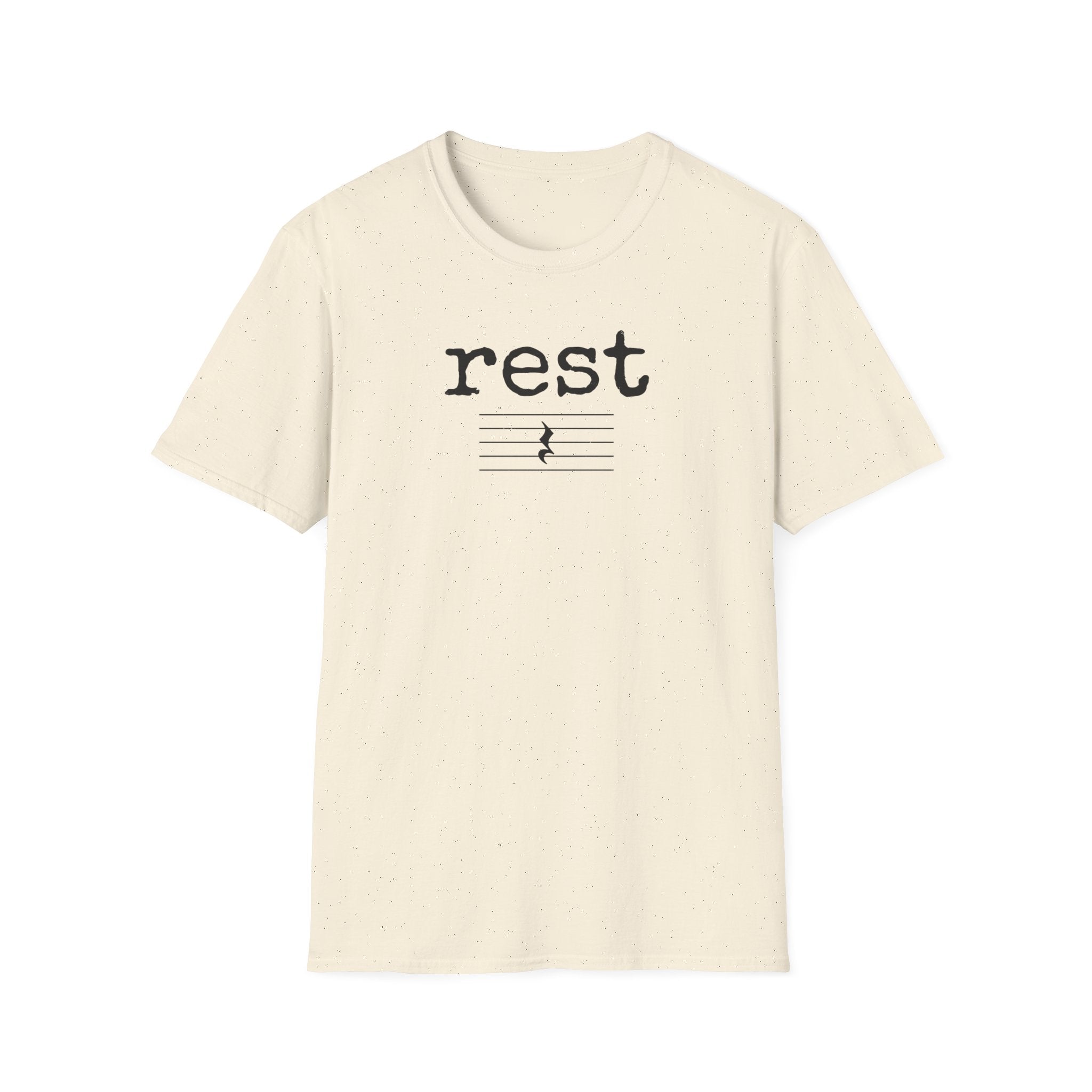 "Rest" Typewriter Font T-Shirt