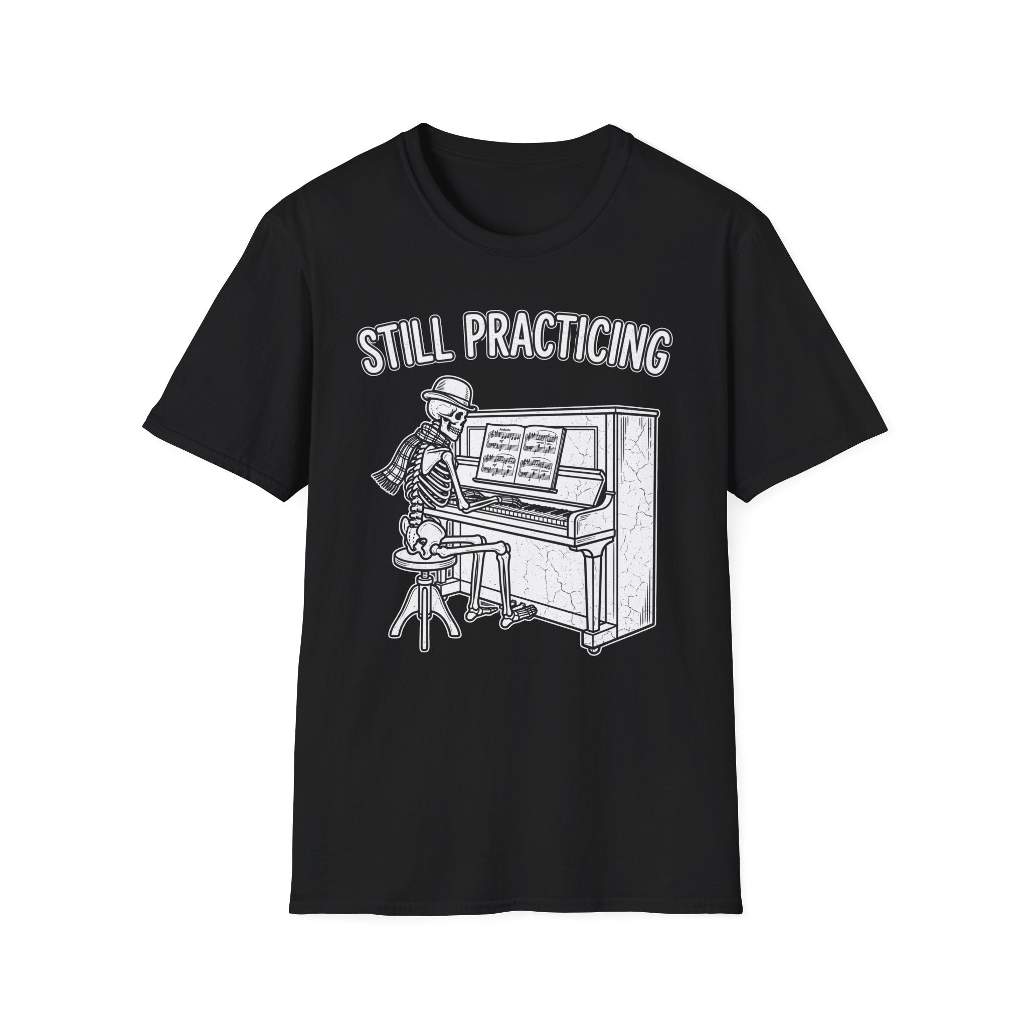 "Stylish Skeleton - Still Practicing" T-Shirt