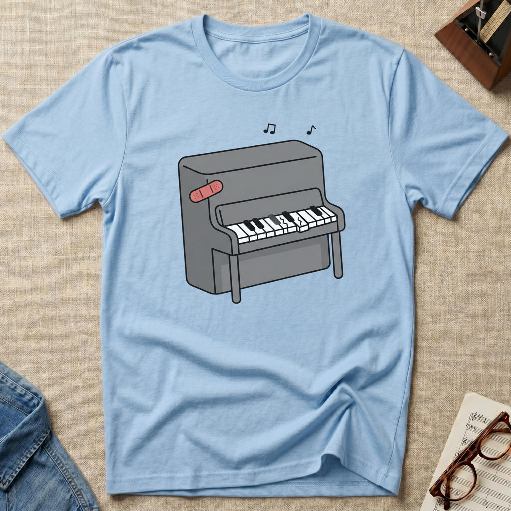 "Bandaged Piano" T-Shirt