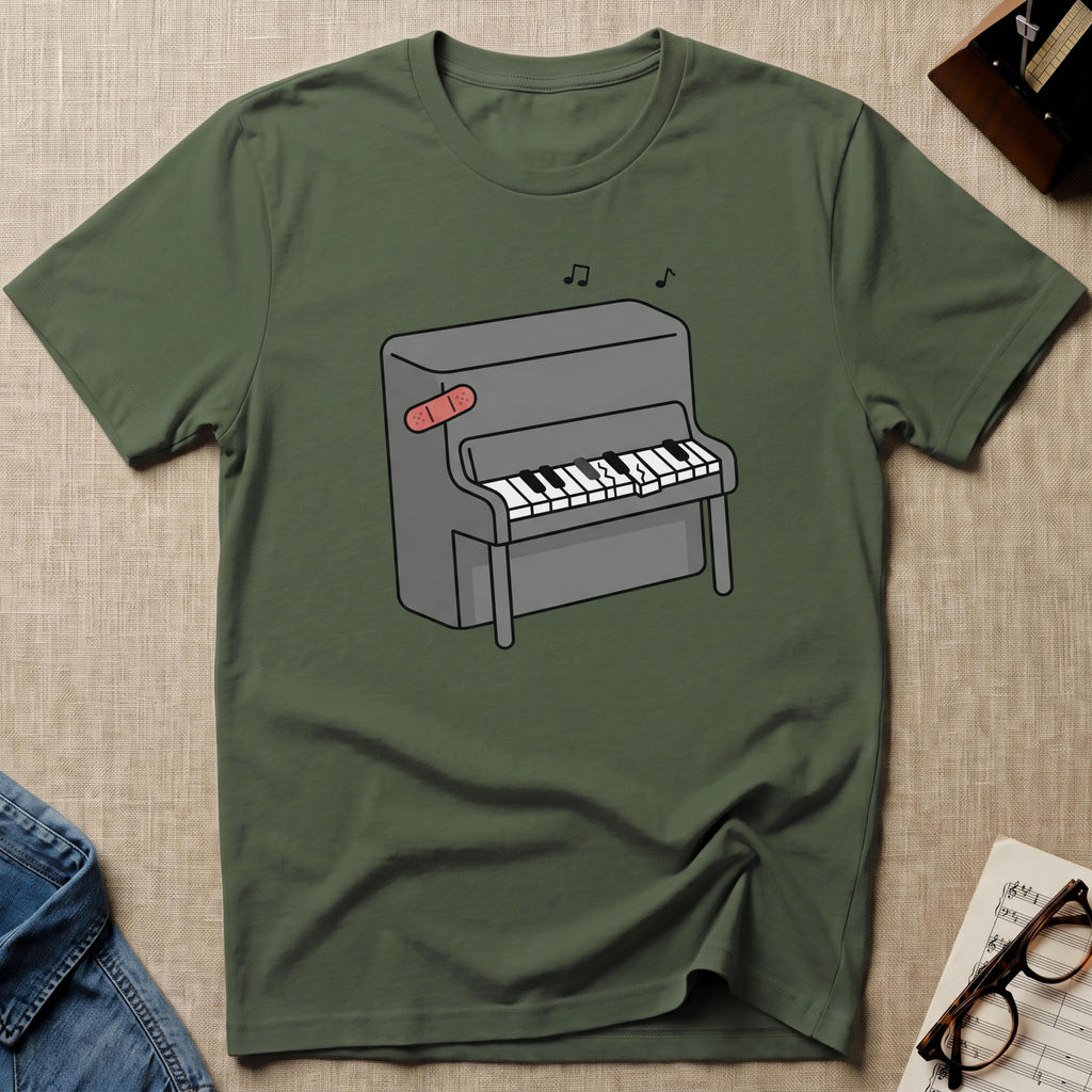 "Bandaged Piano" T-Shirt