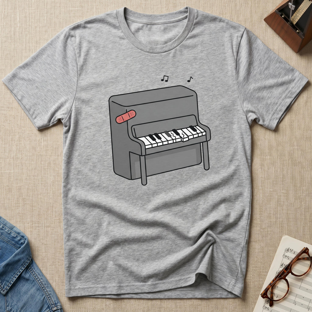 "Bandaged Piano" T-Shirt
