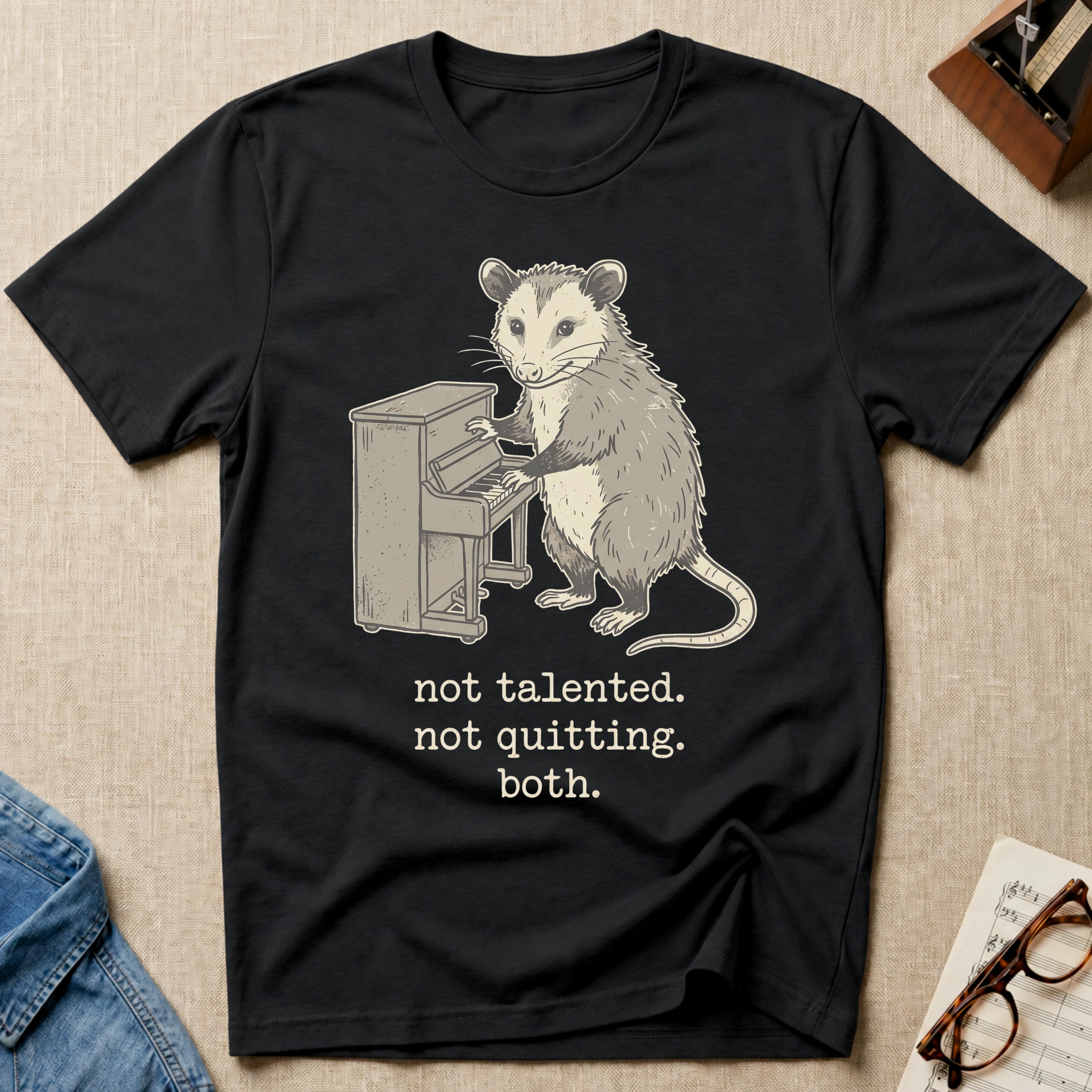 Not Talented. Not Quitting. Both T-Shirt