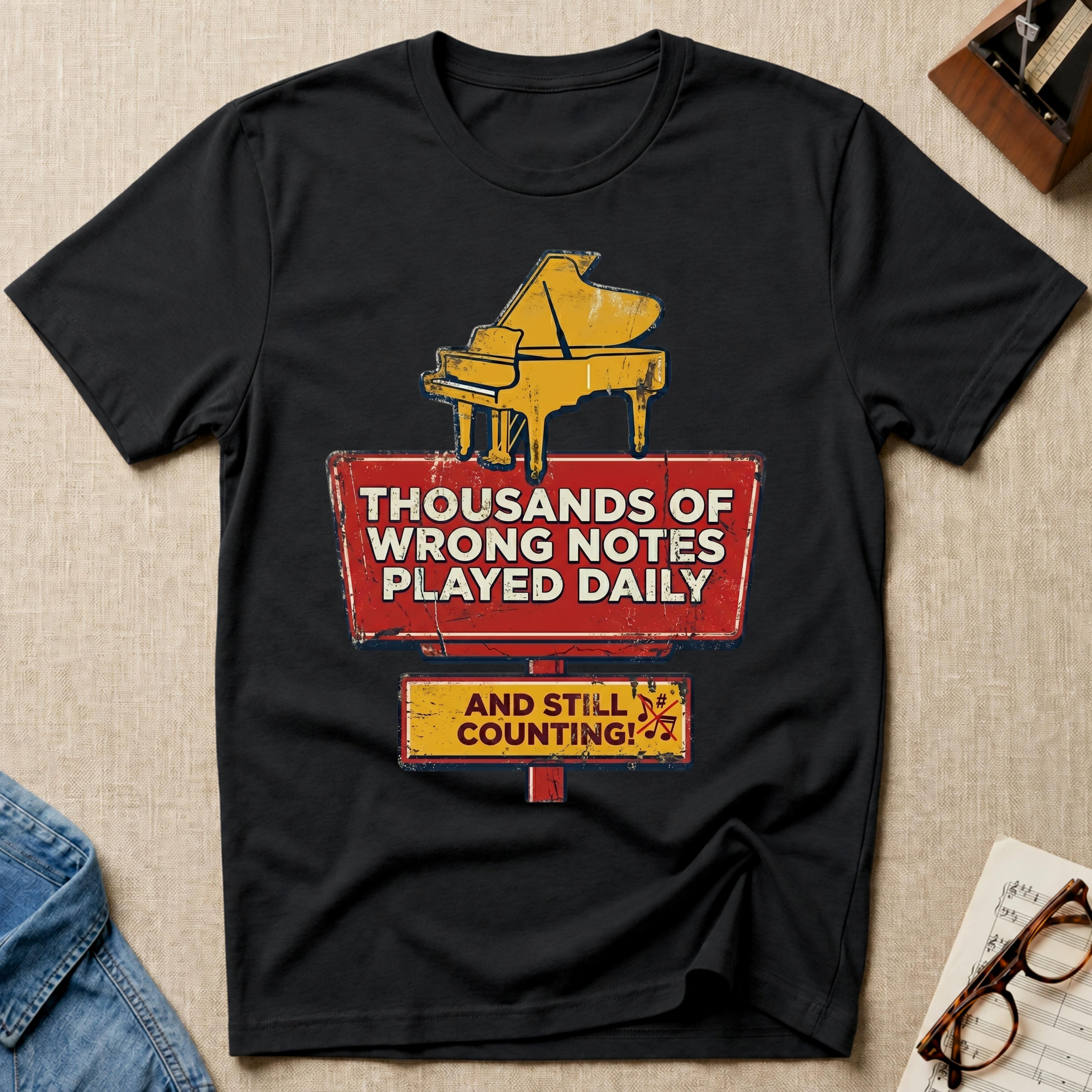 Thousands Of Wrong Notes Played Daily T-Shirt
