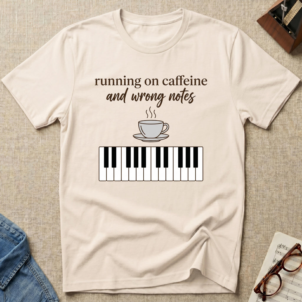 Caffeine and Wrong Notes 1 T-Shirt