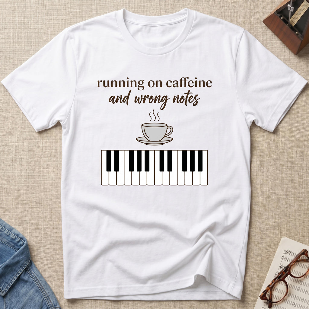 Caffeine and Wrong Notes 1 T-Shirt
