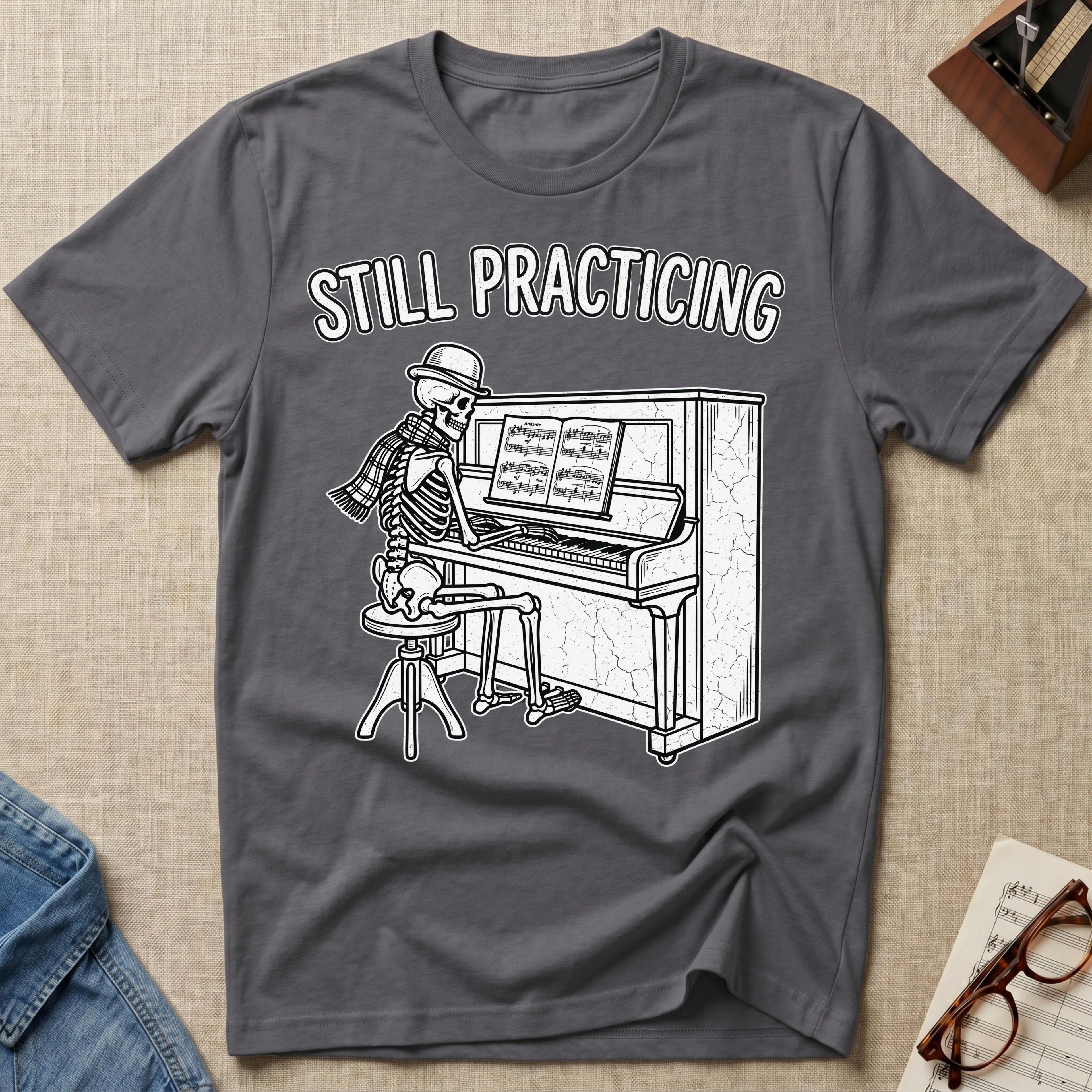 Stylish Skeleton: Still Practicing T-Shirt