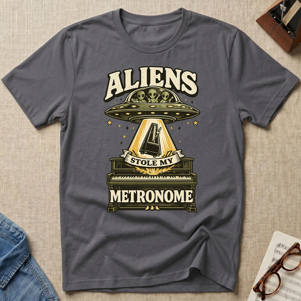 "Aliens Stole My Metronome" T-Shirt