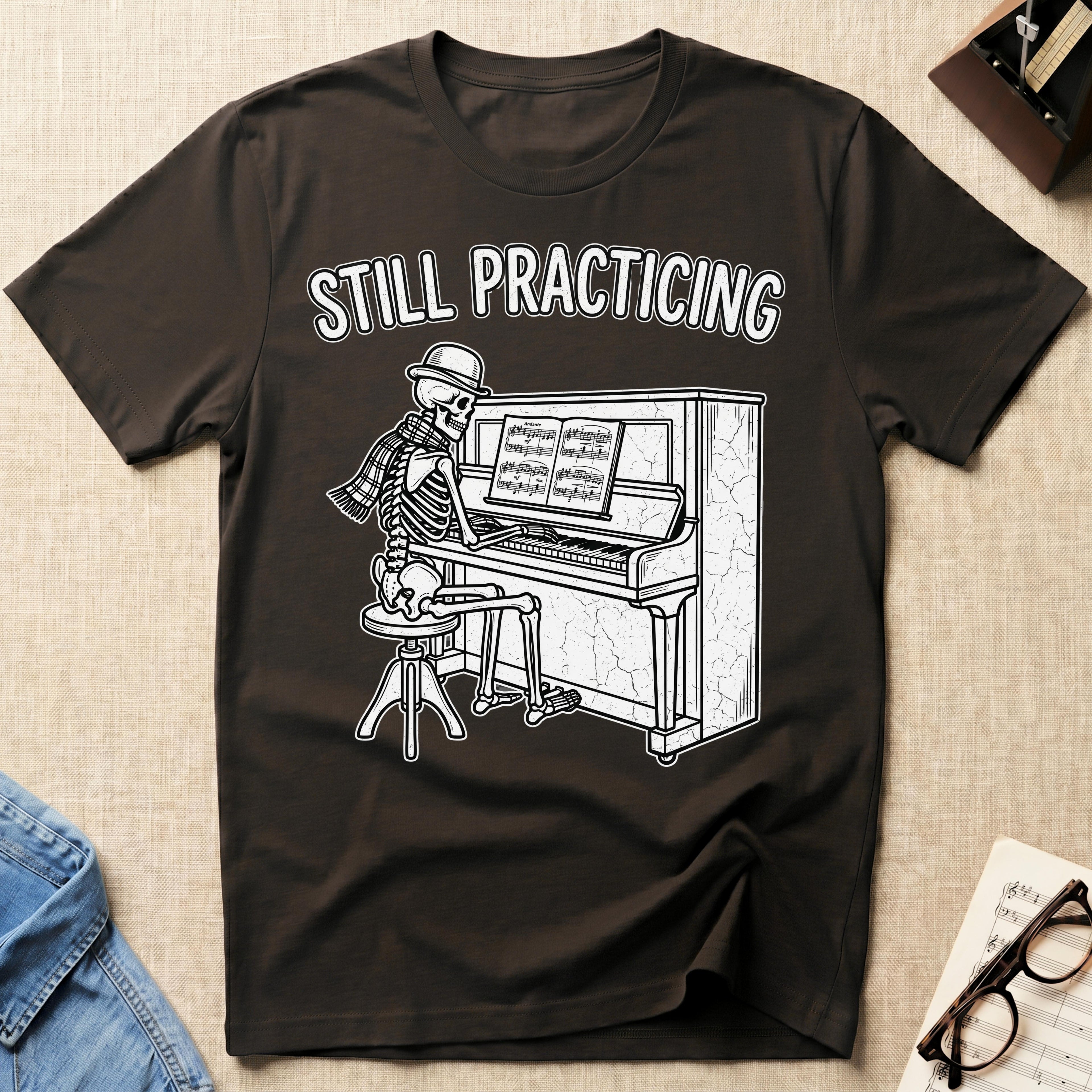 Stylish Skeleton: Still Practicing T-Shirt
