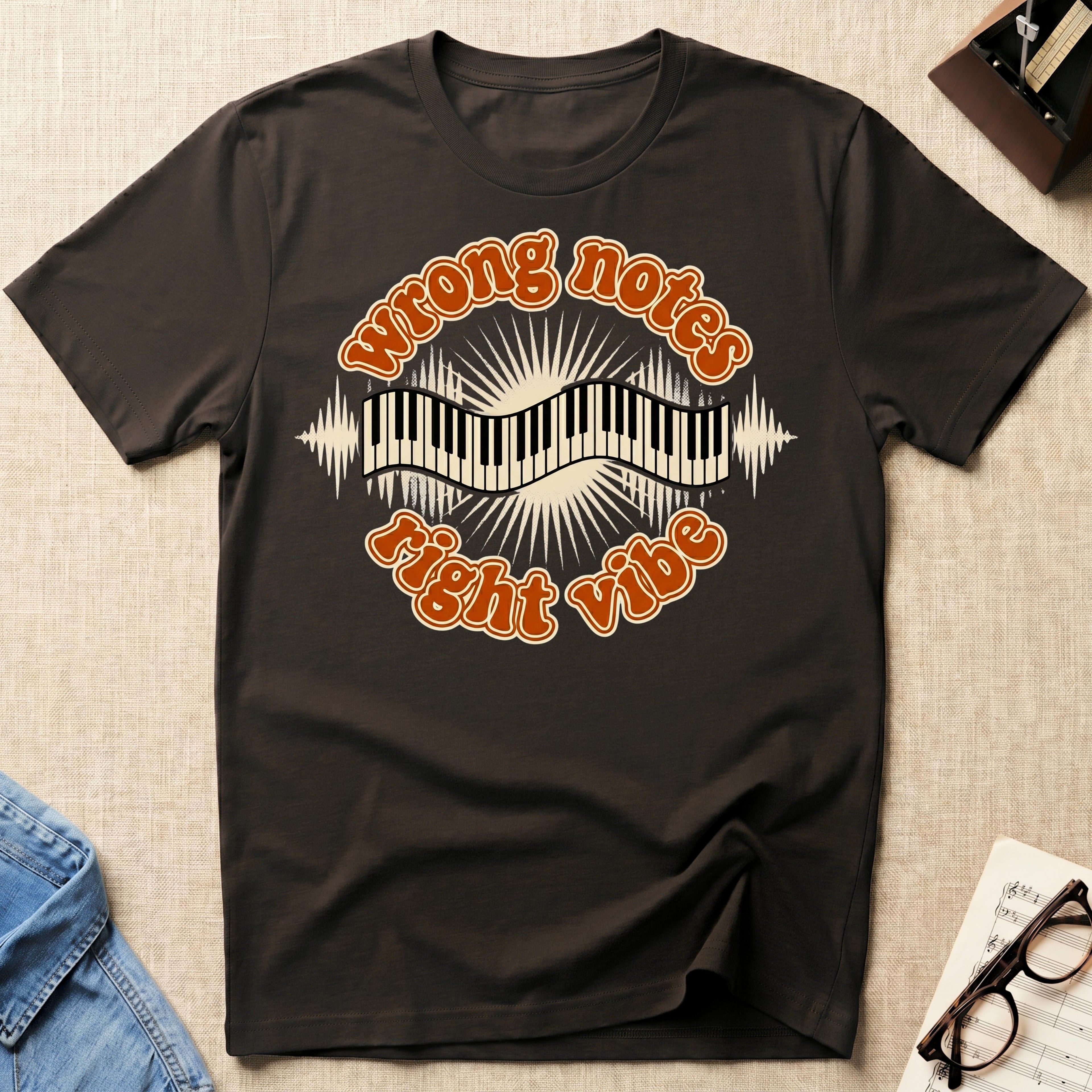 Wrong Notes, Right Vibe T-Shirt