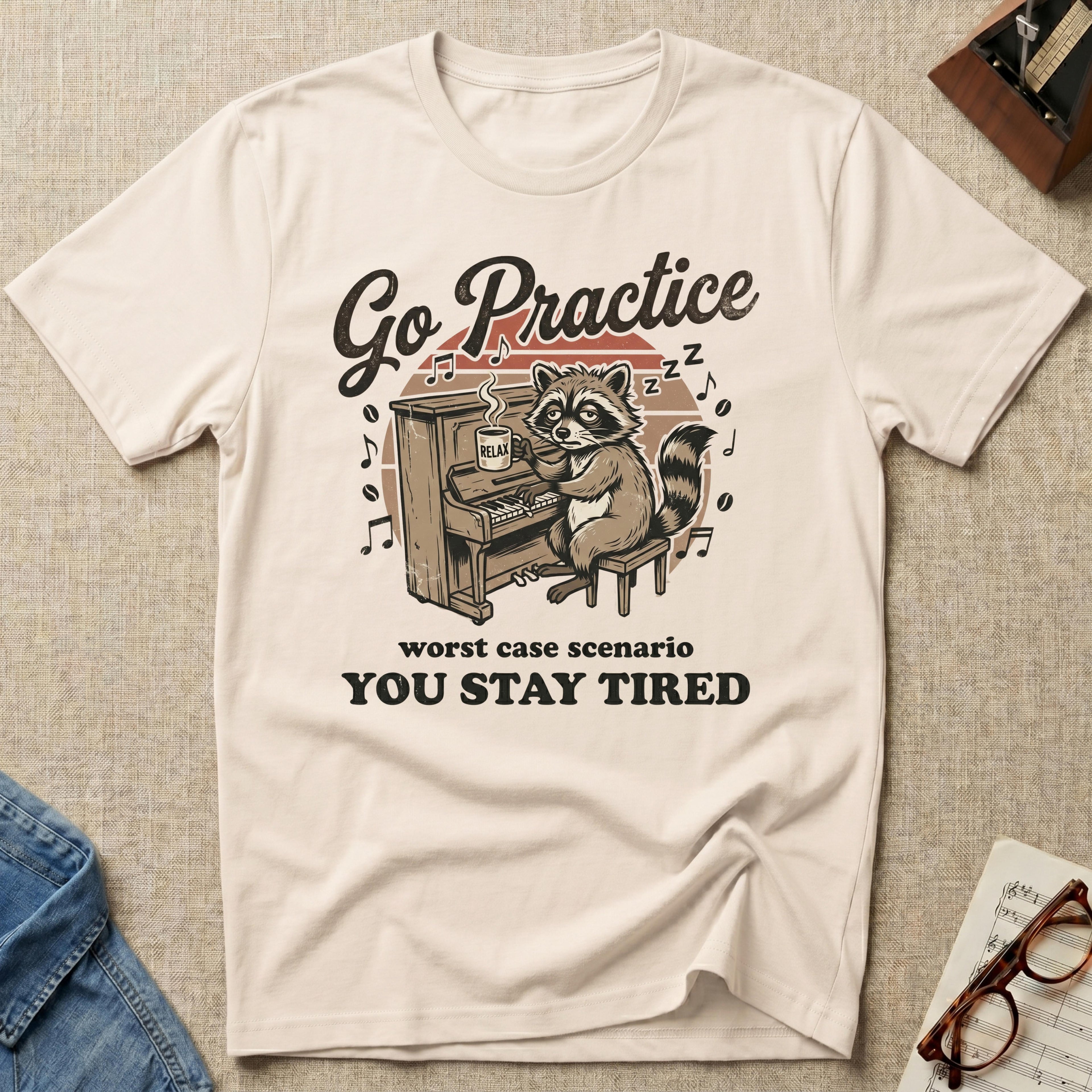 "Go Practice-Stay Tired" T-Shirt