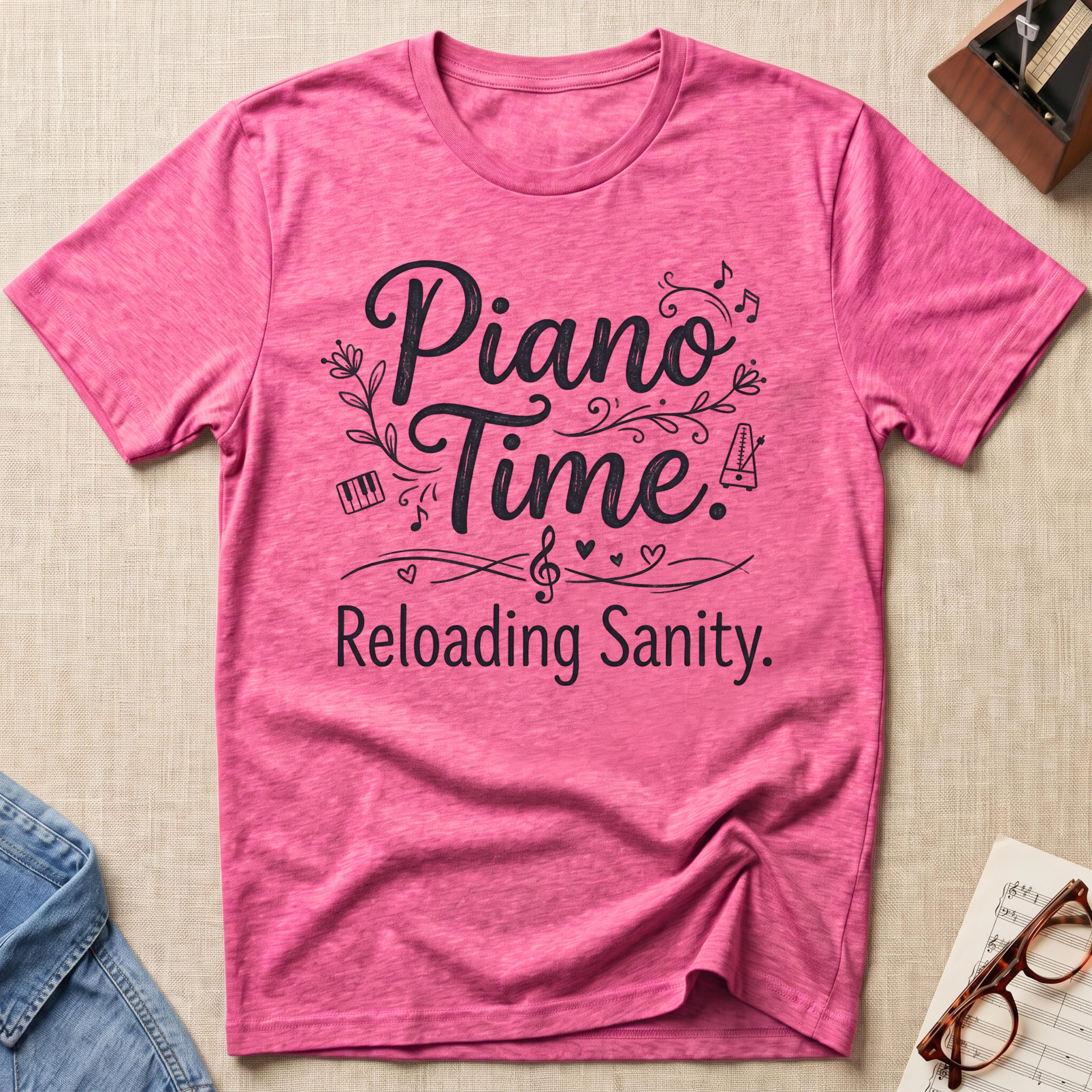 Piano Time. Reloading Sanity T-Shirt