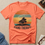 Piano Therapy Sunset T-Shirt