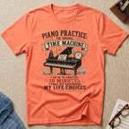 Piano Practice Time Machine T-Shirt
