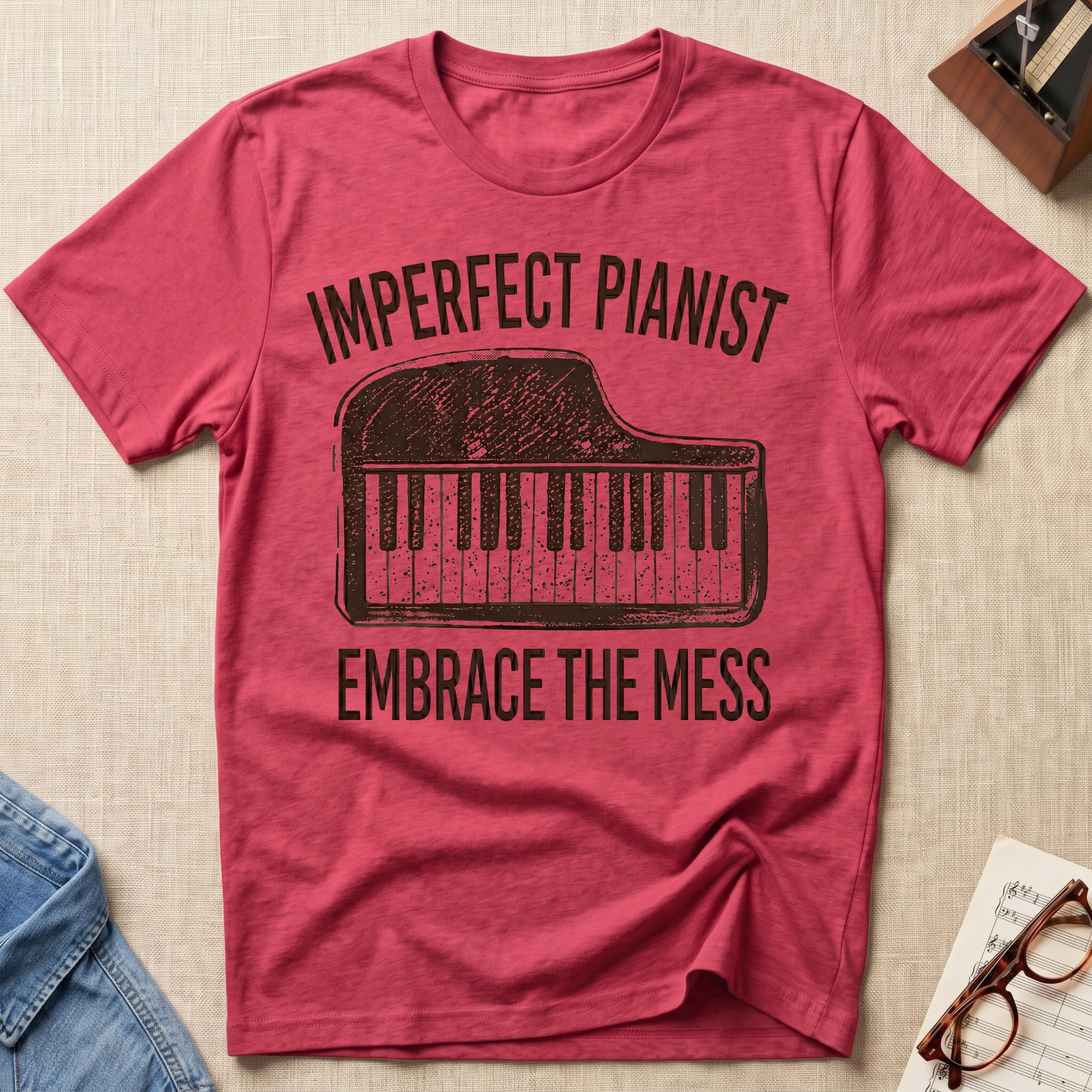 Imperfect Pianist. Embrace The Mess T-Shirt