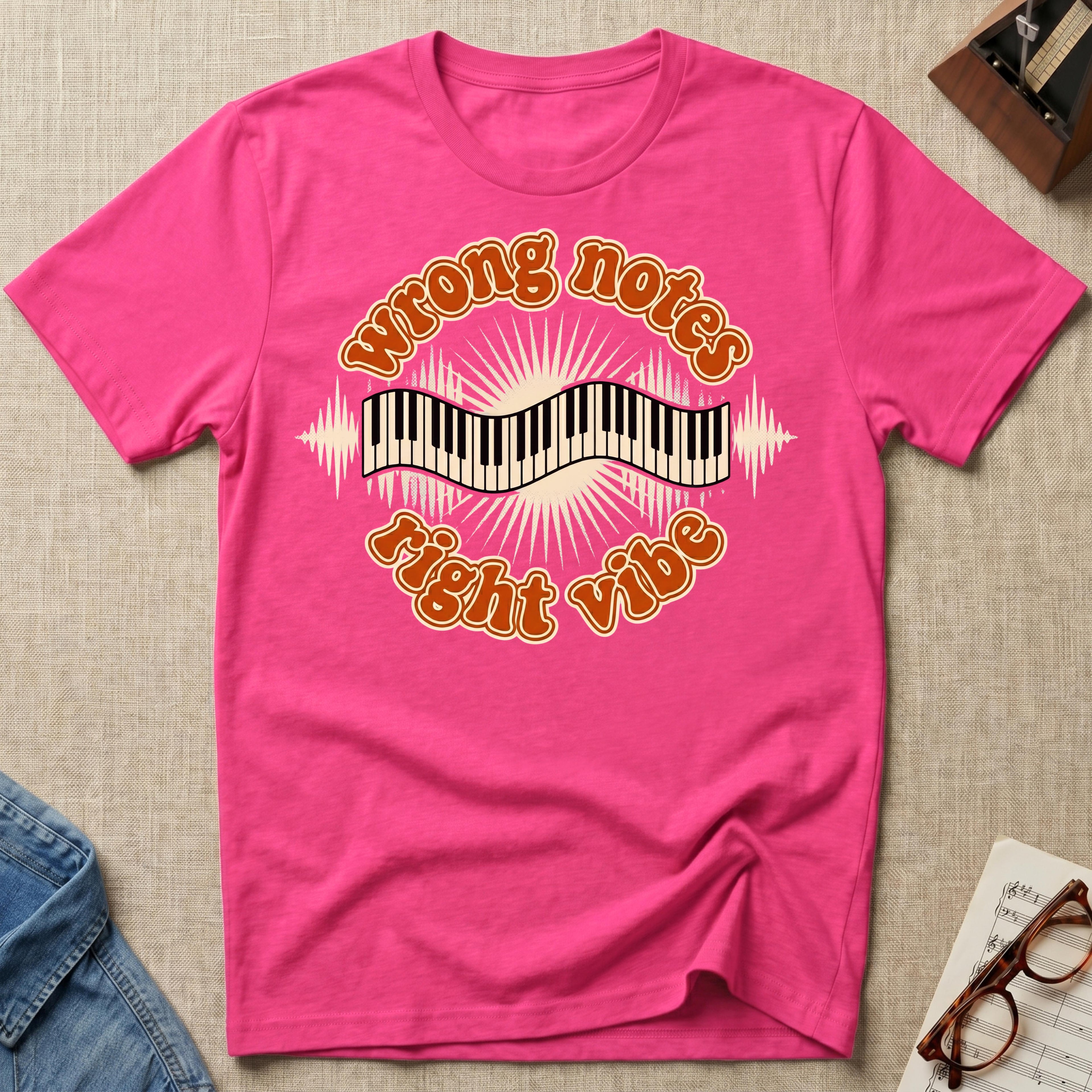 Wrong Notes, Right Vibe T-Shirt