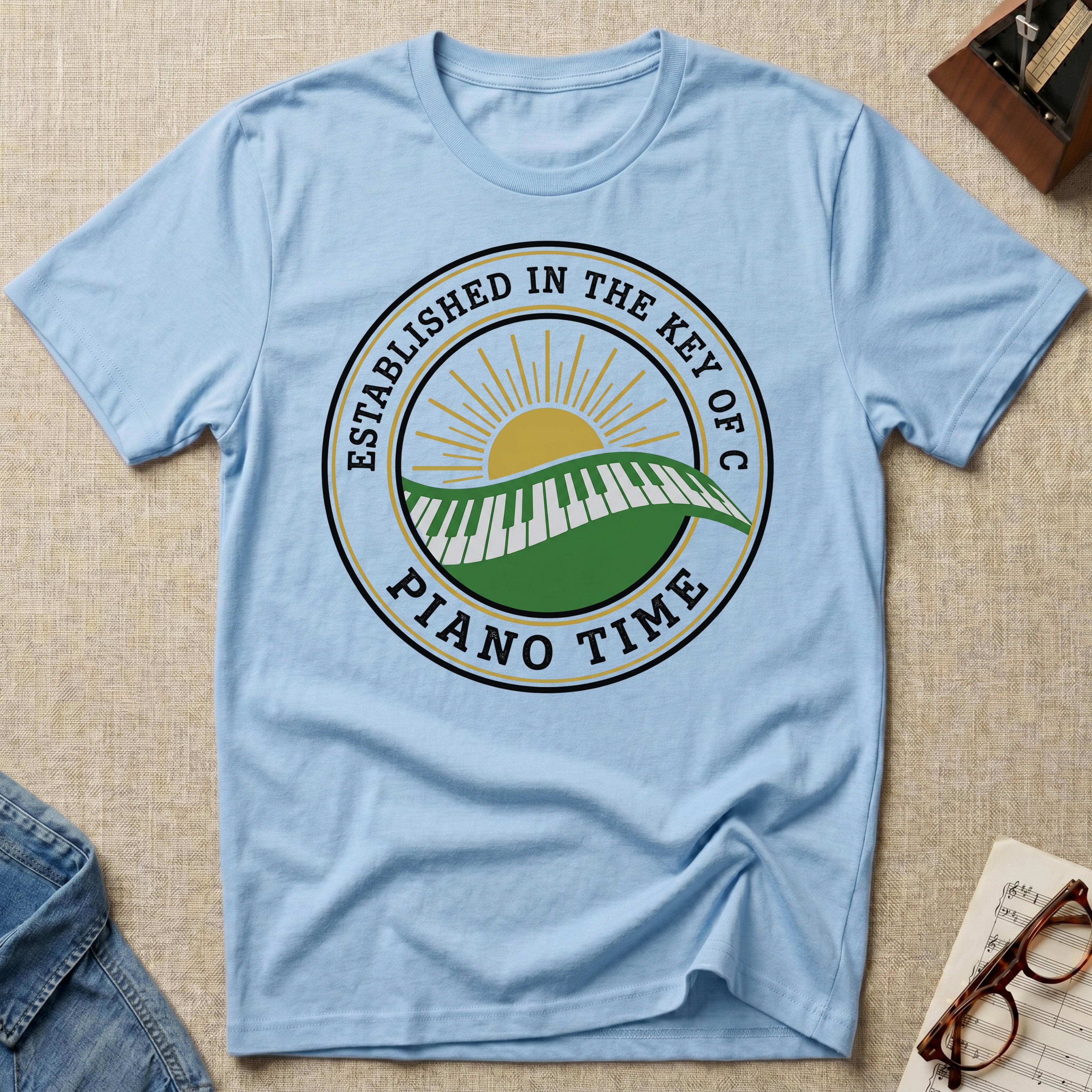 Piano Time Key of C T-Shirt