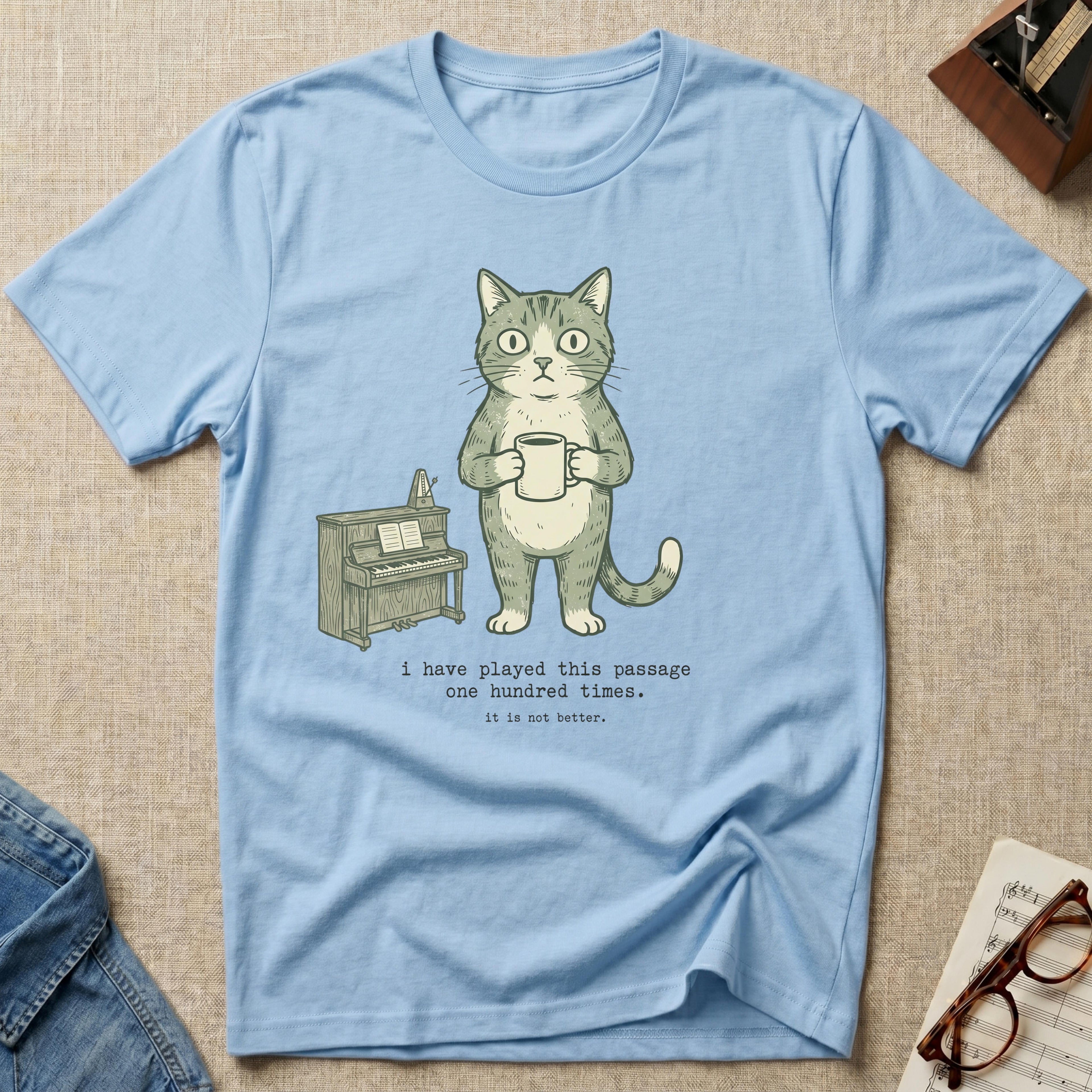 "Cat, Wrong Note" T-Shirt