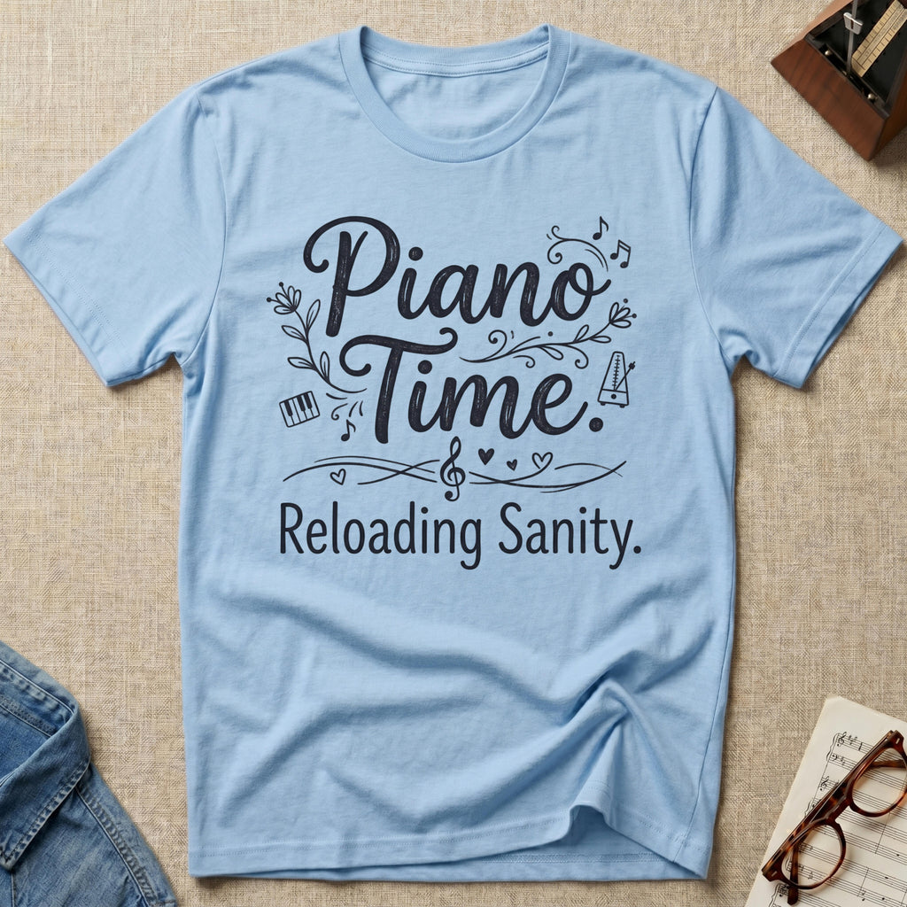 Piano Time. Reloading Sanity T-Shirt