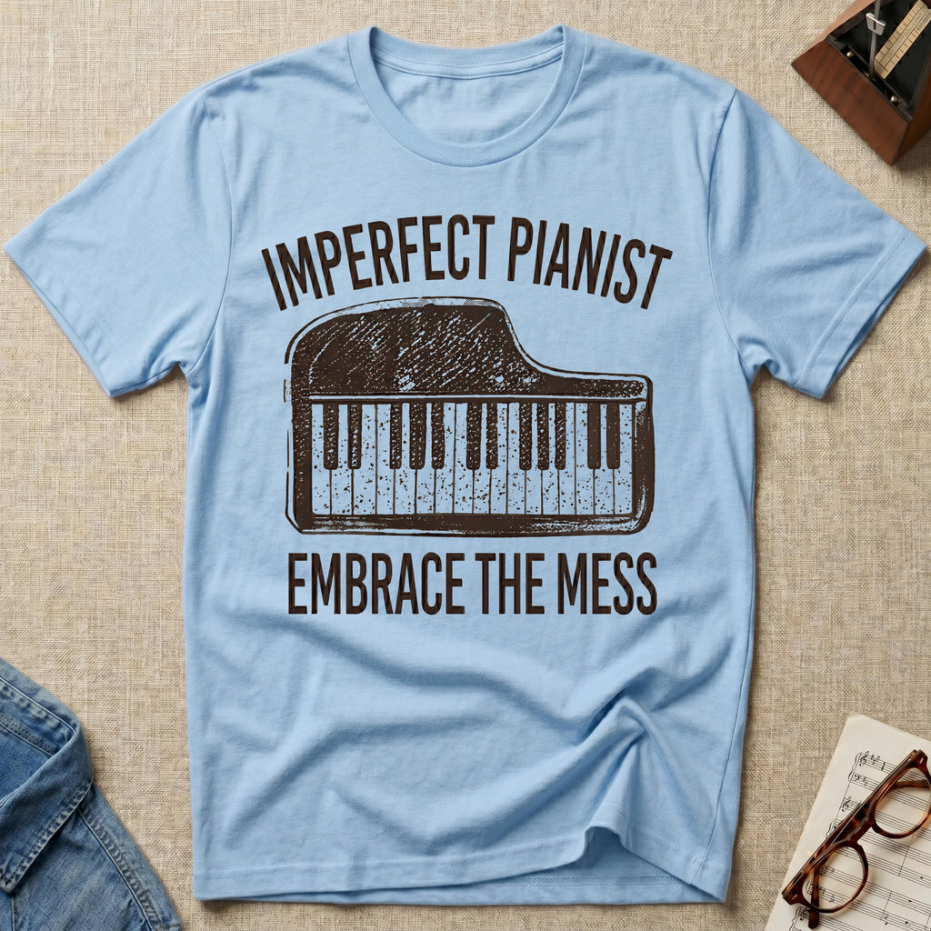 Imperfect Pianist. Embrace The Mess T-Shirt