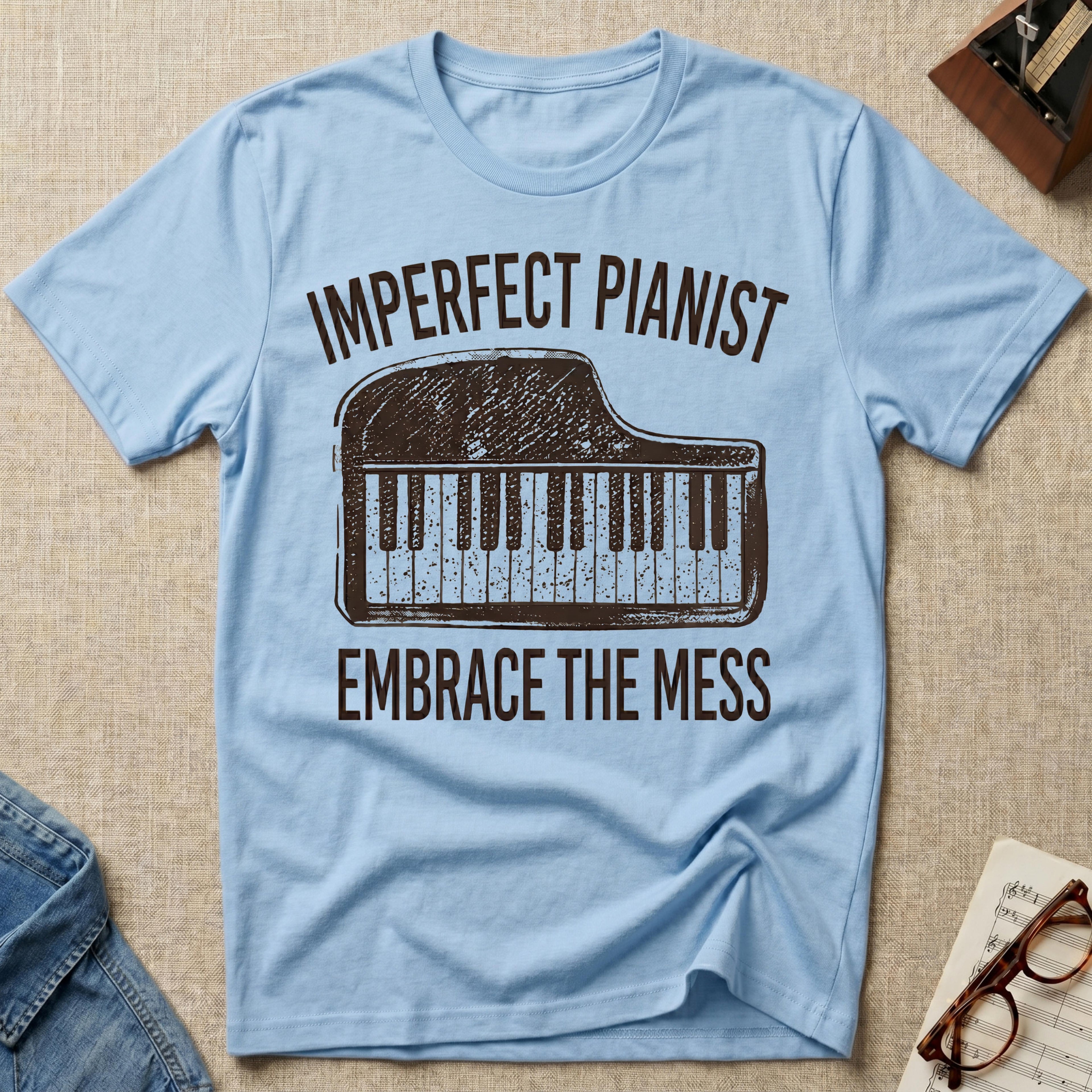 Imperfect Pianist. Embrace The Mess T-Shirt