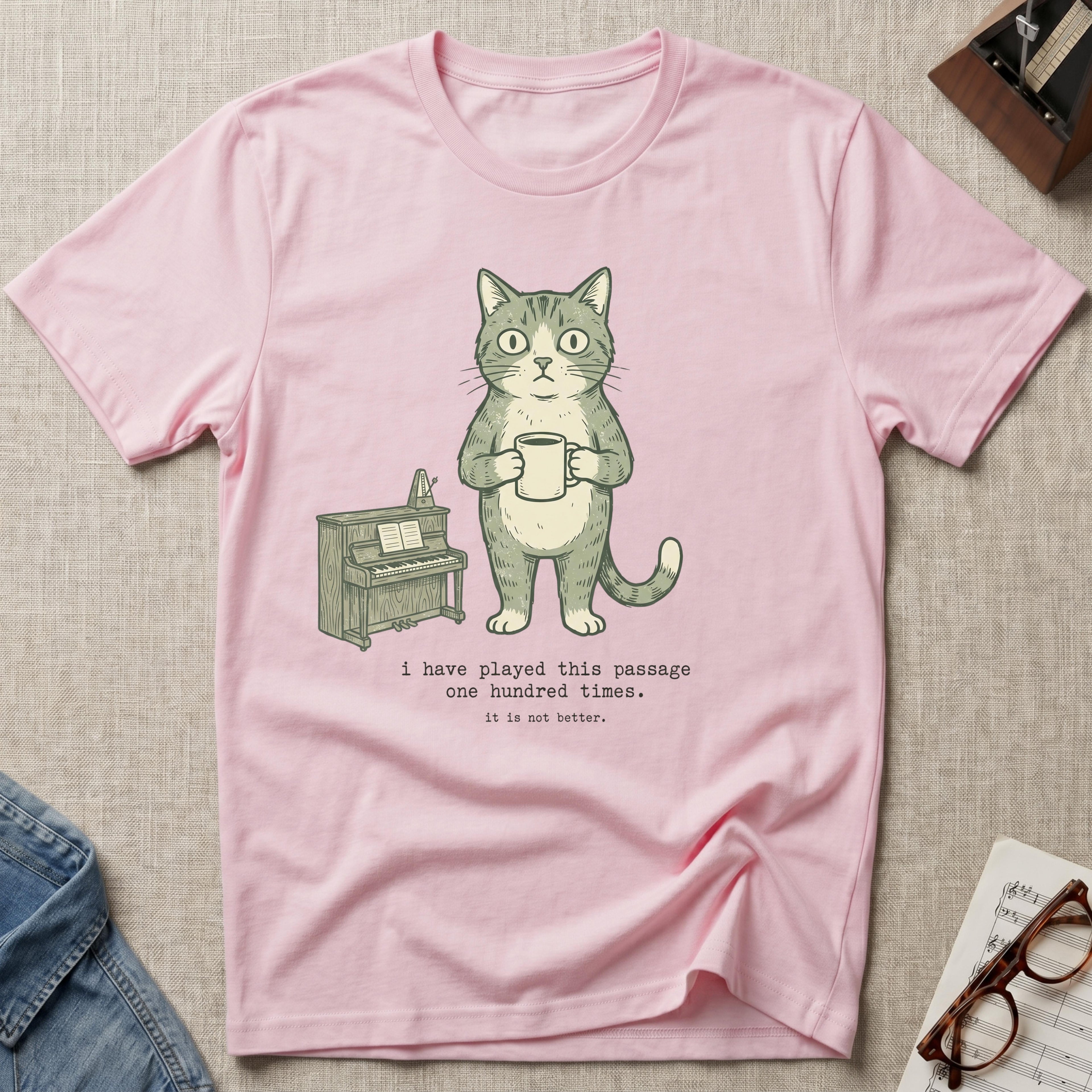 "Cat, Wrong Note" T-Shirt