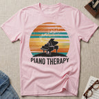Piano Therapy Sunset T-Shirt
