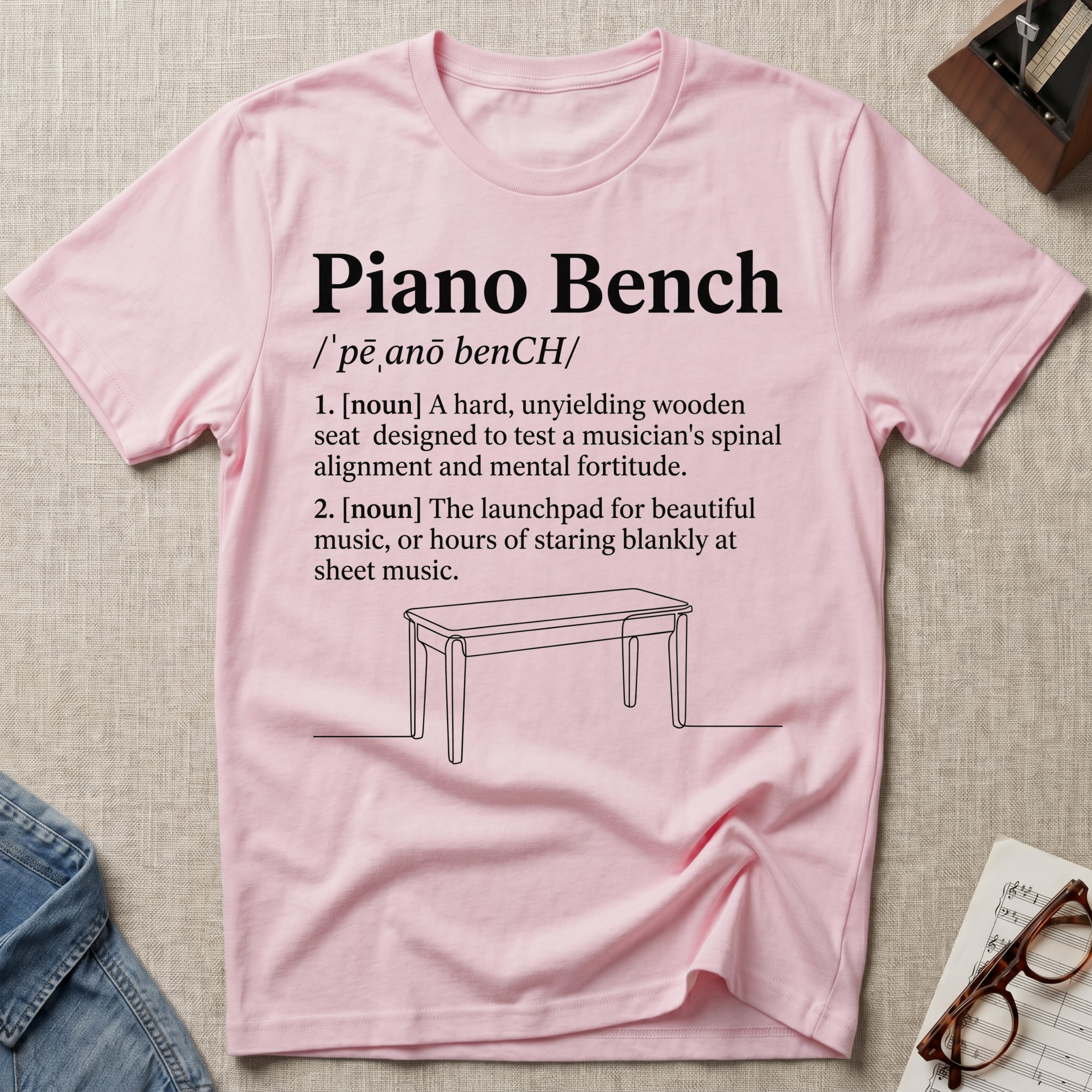 Piano Bench Defined T-Shirt