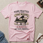 Piano Practice Time Machine T-Shirt