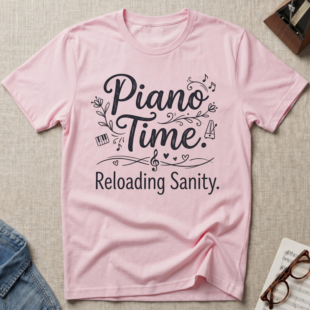 Piano Time. Reloading Sanity T-Shirt