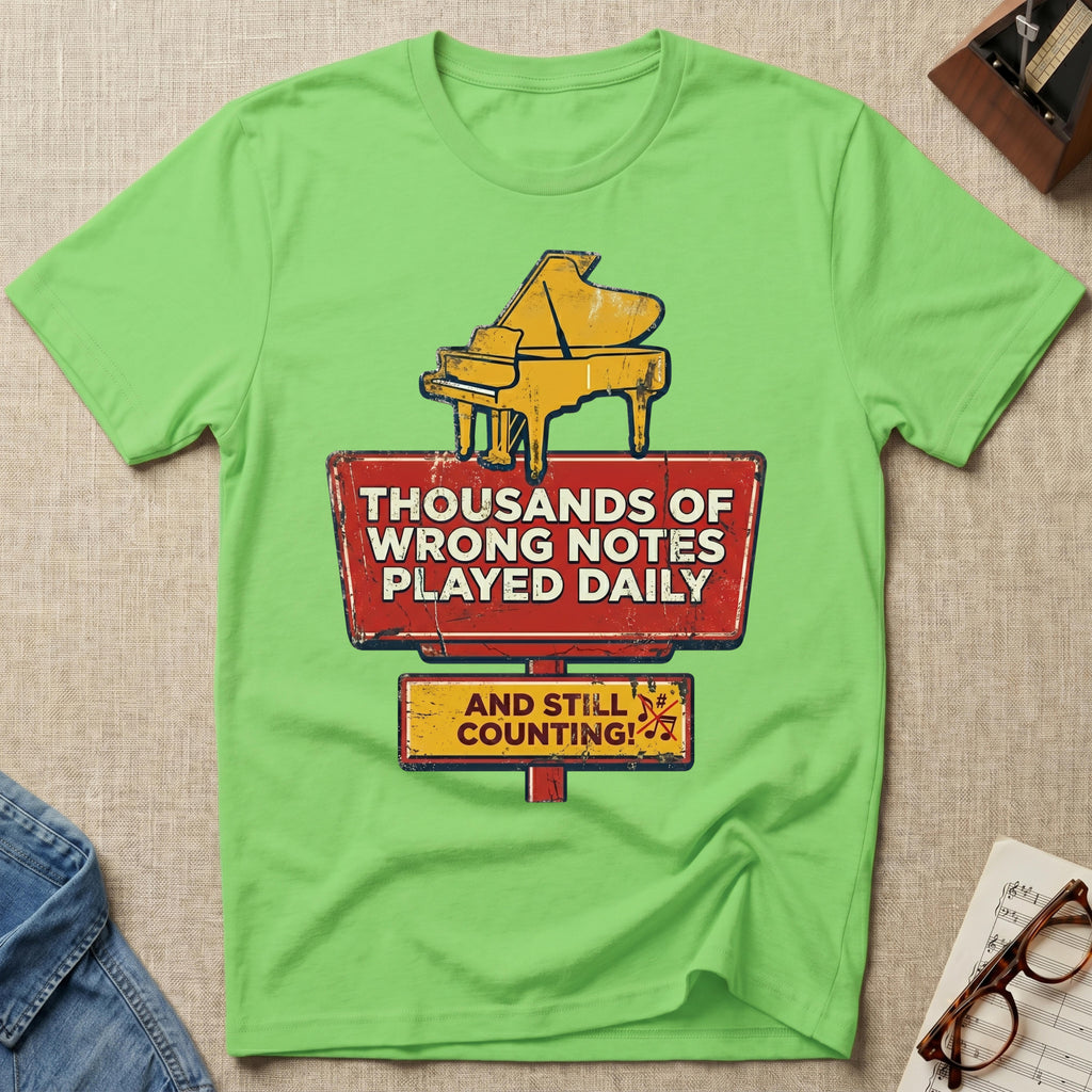 Thousands Of Wrong Notes Played Daily T-Shirt