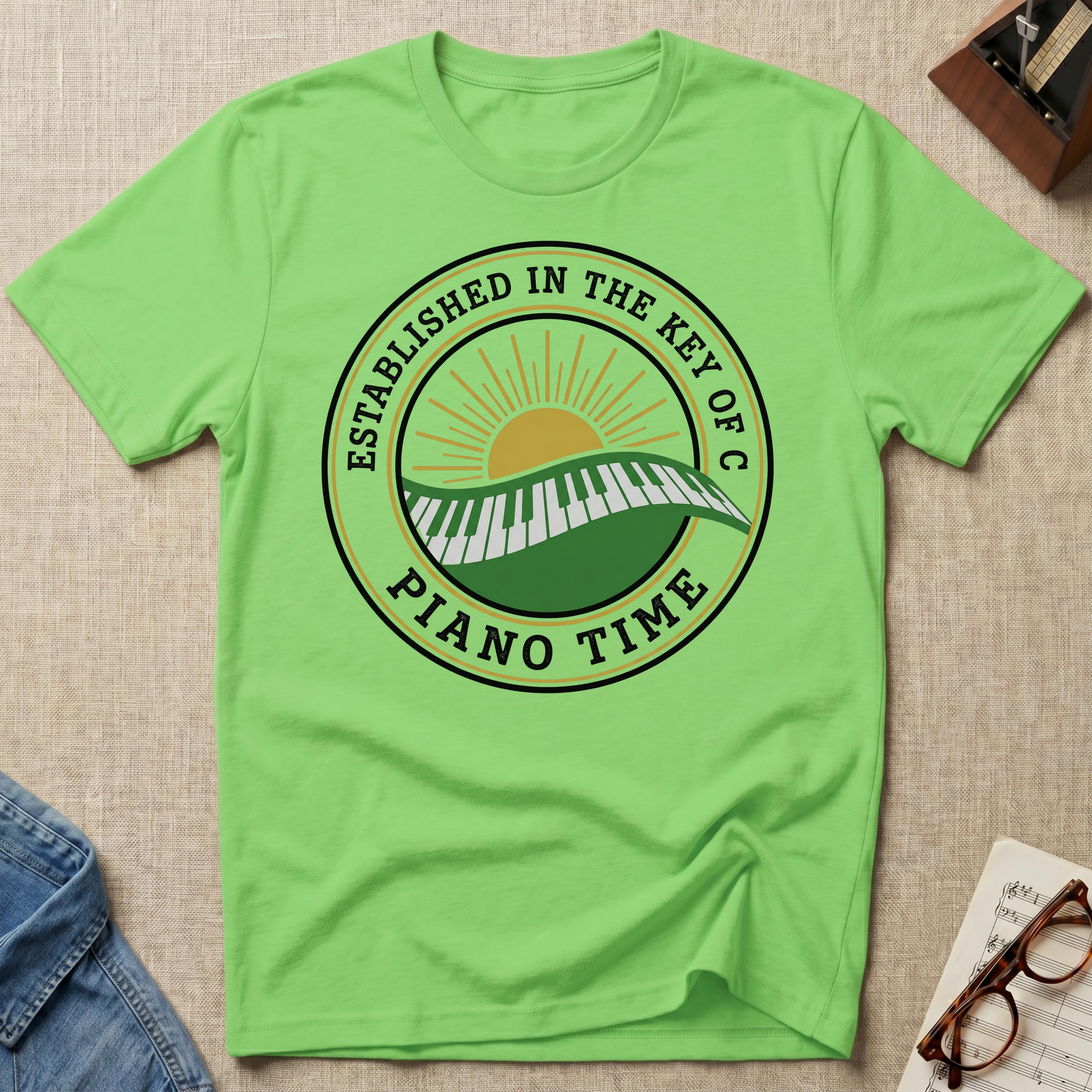 Piano Time Key of C T-Shirt