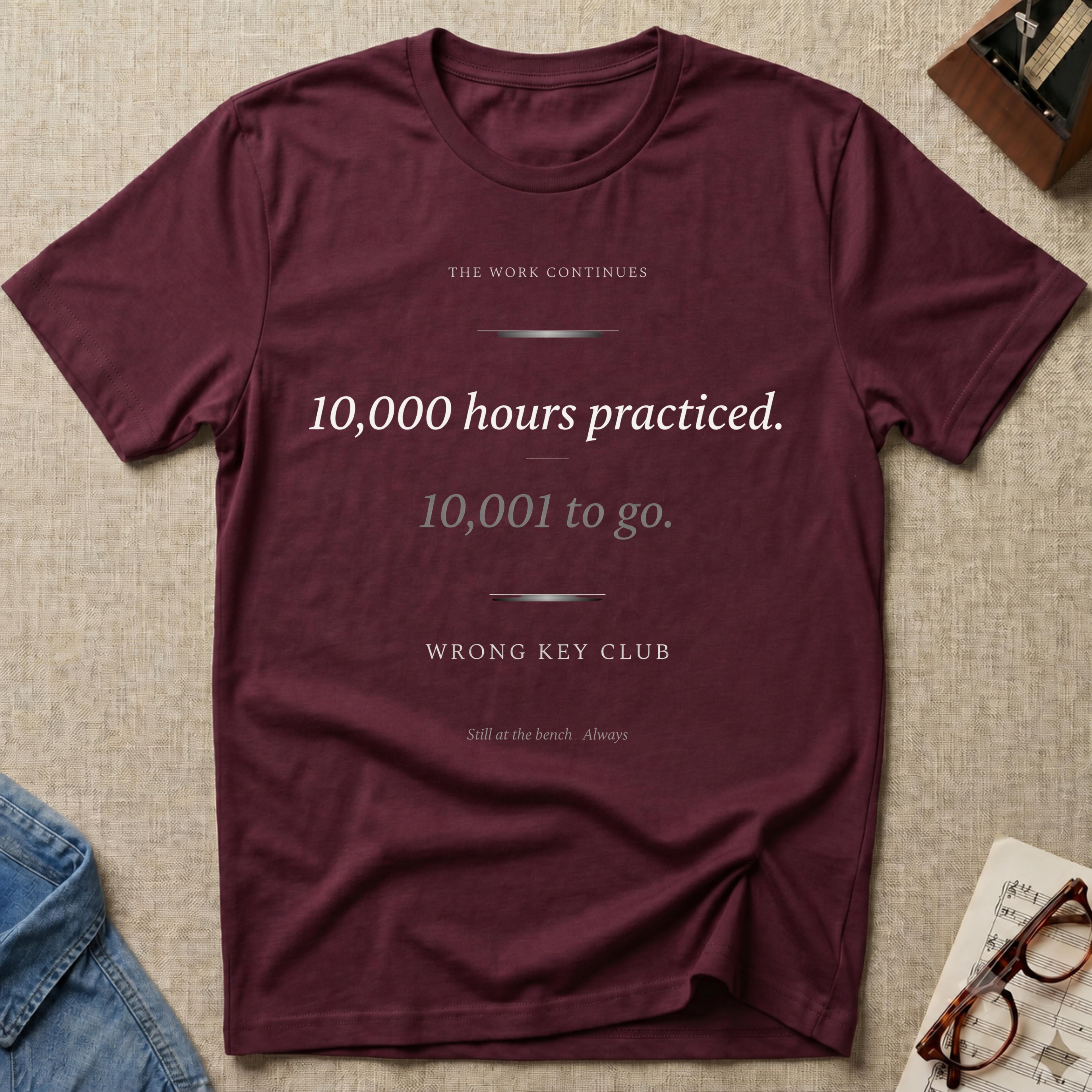 "10,000 Hours Practiced" T-Shirt